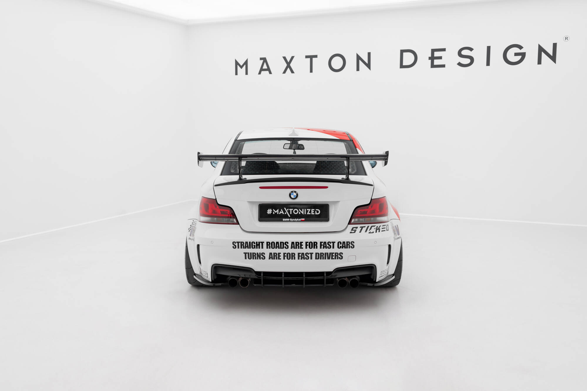 CARBON SPOILER WITH INTERNAL BRACKETS UPRIGHTS V.2 SUITABLE FOR BMW 1 M E82 – MAXTON DESIGN - 3