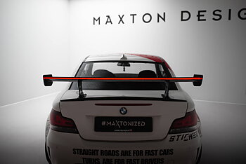 CARBON SPOILER WITH INTERNAL BRACKETS UPRIGHTS V.2 + LED SUITABLE FOR BMW 1 M E82 – MAXTON DESIGN