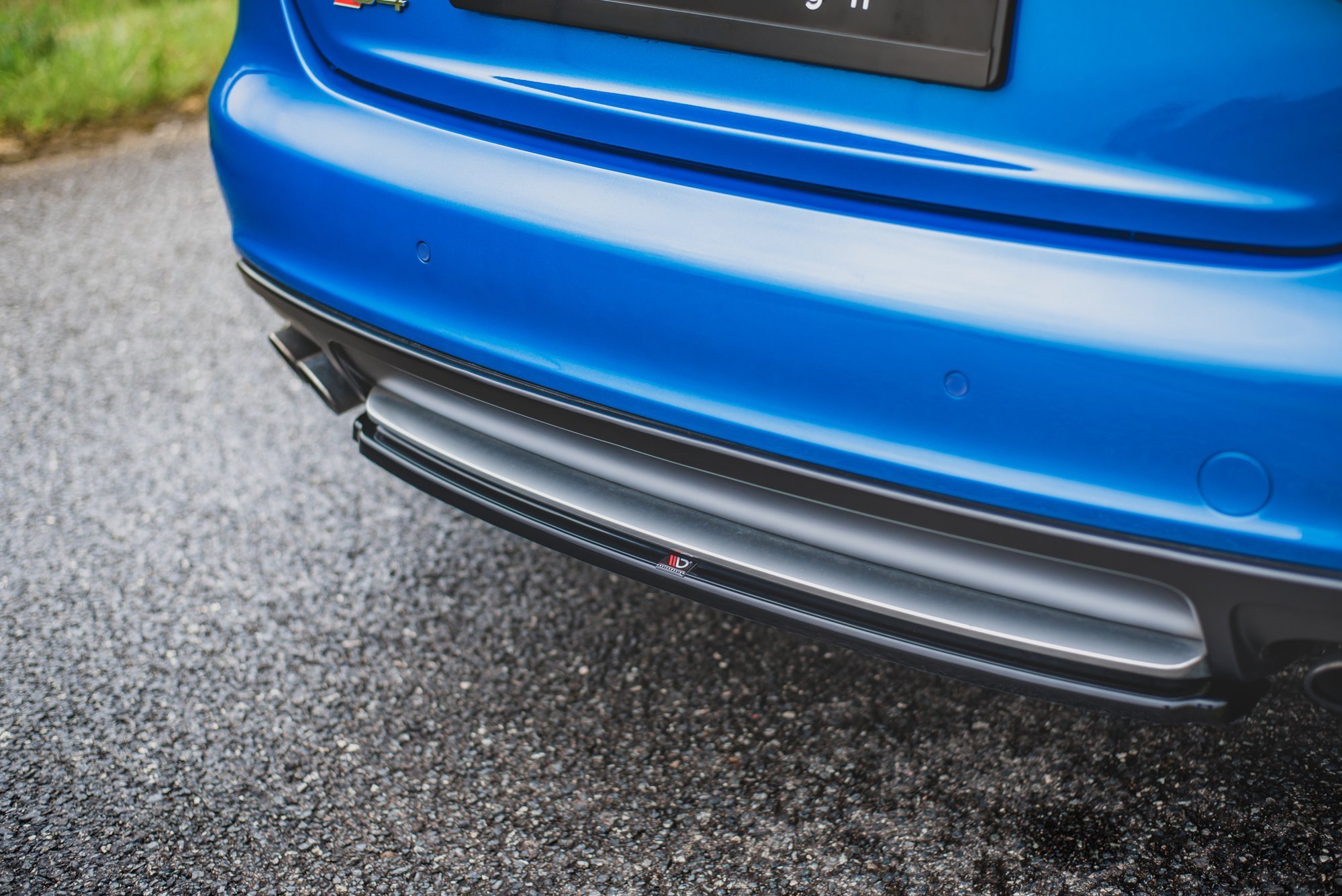 Central Rear Splitter Audi S4/ A4 S-line B8 Sedan (2008-2011) - 3