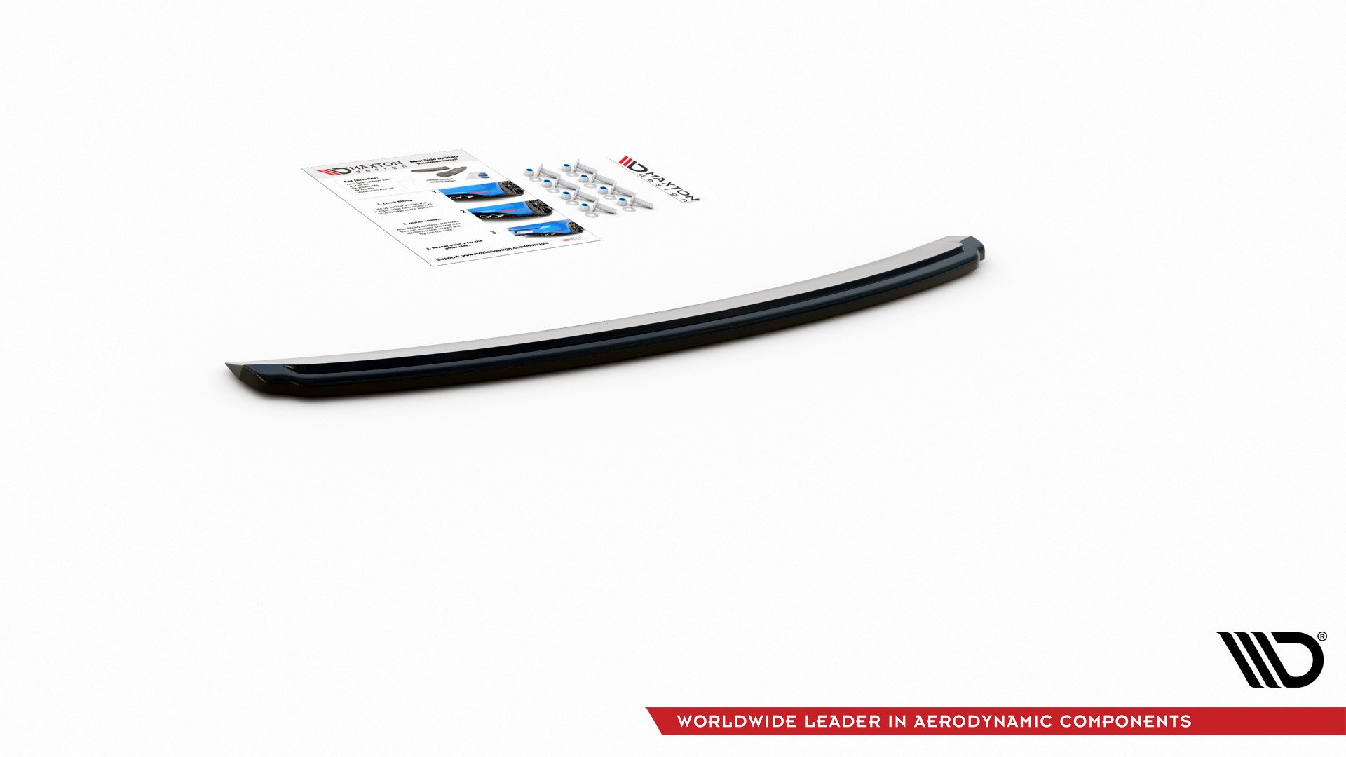 Central Rear Splitter Audi S4/ A4 S-line B8 Sedan (2008-2011) - 8