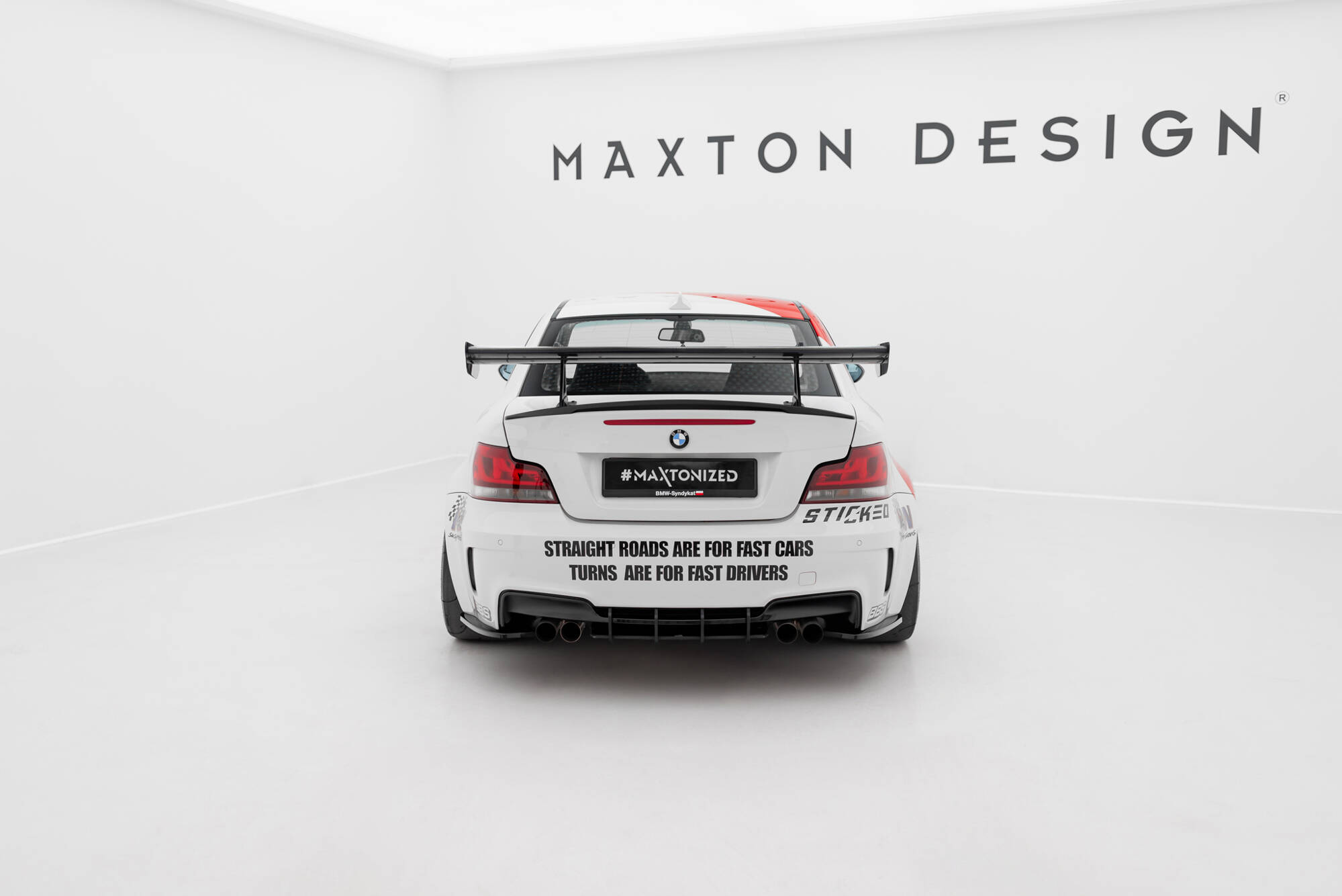 CARBON SPOILER WITH UPPER SWAN MOUNTING SUITABLE FOR BMW 1 M E82 – MAXTON DESIGN - 13