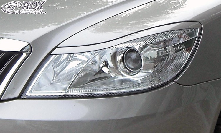 HEADLIGHT COVERS SKODA OCTAVIA 2 / 1Z FACELIFT 2008+