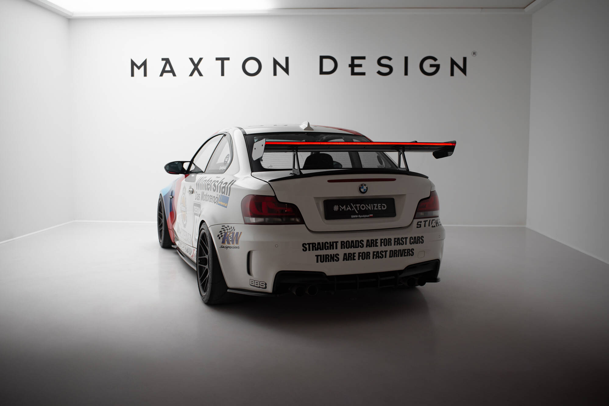 CARBON SPOILER WITH UPPER SWAN MOUNTING + LED SUITABLE FOR BMW 1 M E82 – MAXTON DESIGN - 17