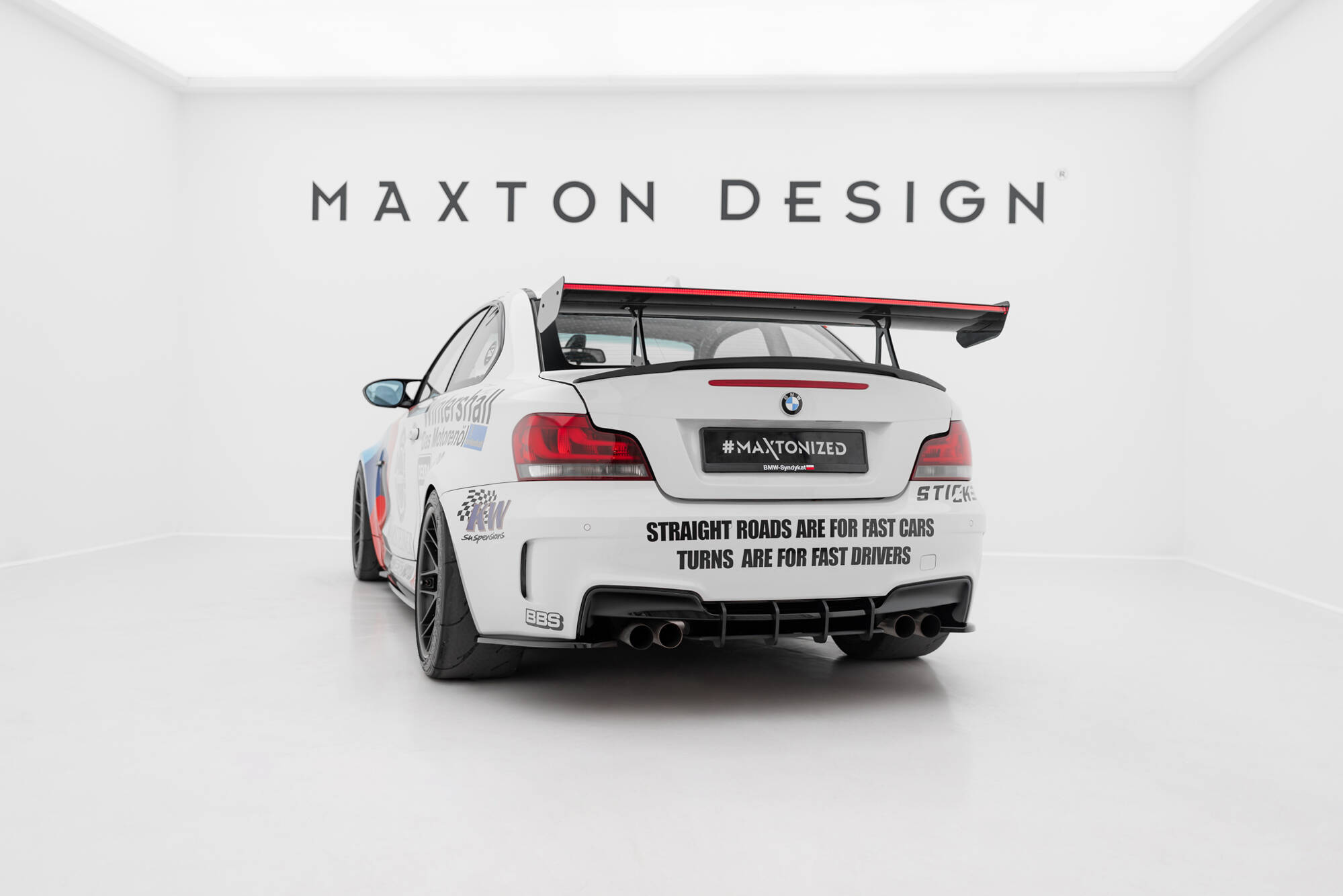 CARBON SPOILER WITH UPPER SWAN MOUNTING + LED SUITABLE FOR BMW 1 M E82 – MAXTON DESIGN - 14