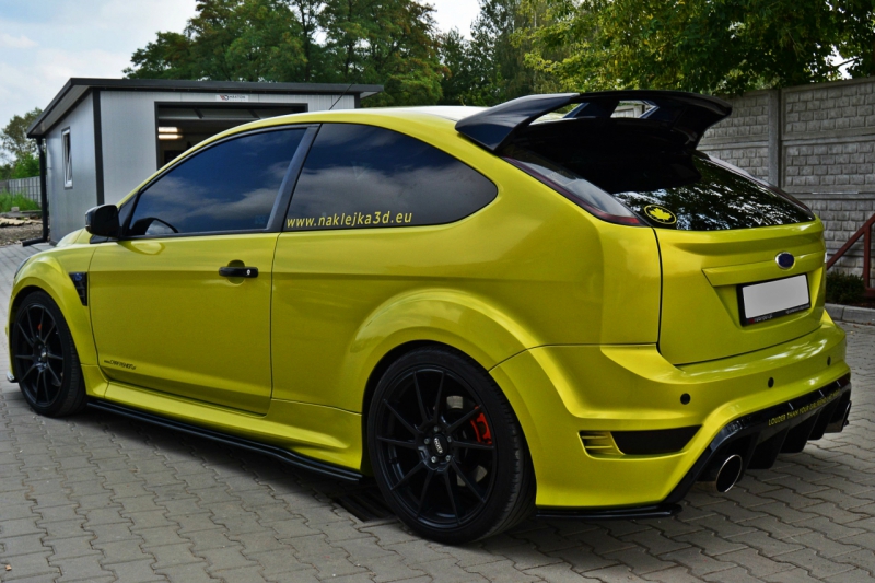 REAR SIDE SPLITTERS FORD FOCUS MK2 RS - 4