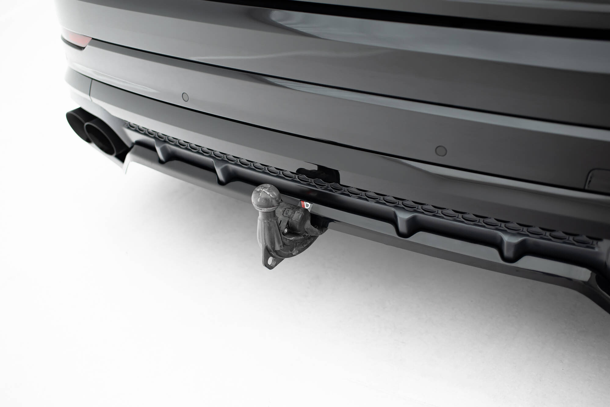 REAR SPLITTER (WITH VERTICAL BARS) V.2 SUITABLE FOR AUDI SQ8 / Q8 S-LINE MK1 FACELIFT – MAXTON DESIGN - 4