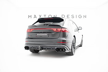 REAR SPLITTER (WITH VERTICAL BARS) V.2 SUITABLE FOR AUDI SQ8 / Q8 S-LINE MK1 FACELIFT – MAXTON DESIGN