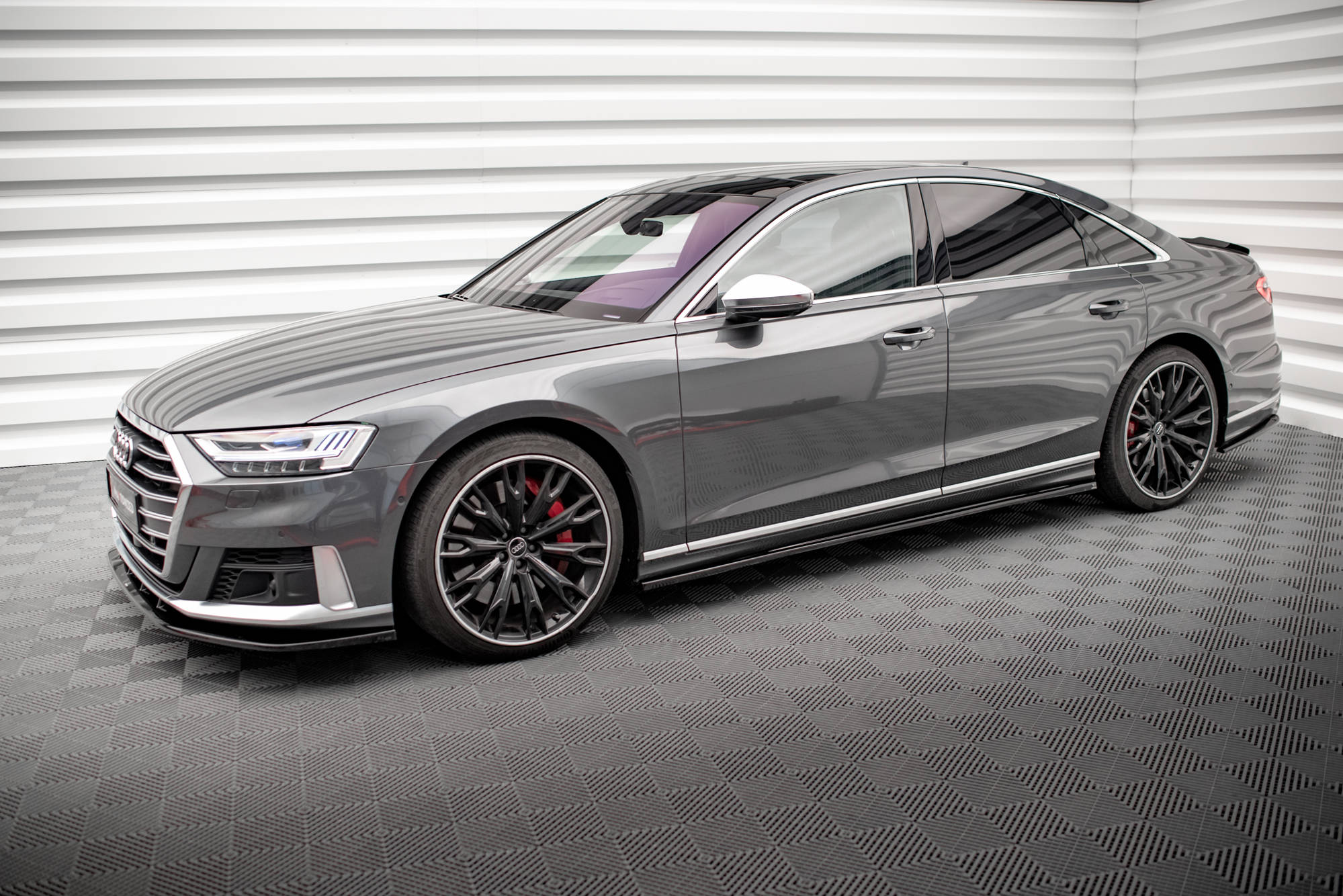 Side Skirts Diffusers Audi S8 / A8 S-Line D5 - 3