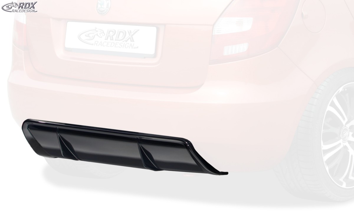 REAR BUMPER EXTENSION SKODA FABIA 2 / 5J DIFFUSOR - 2