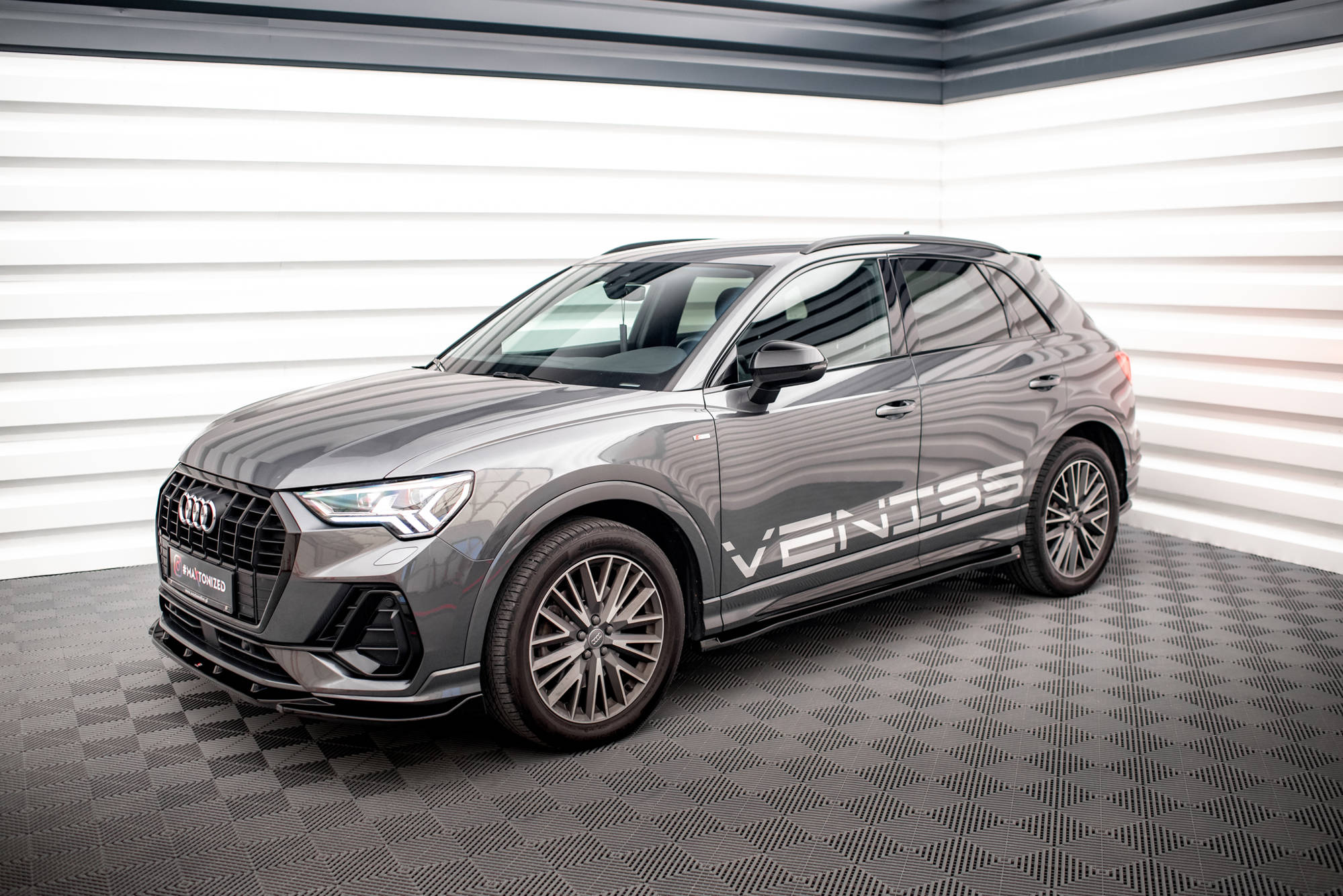 Side Skirts Diffusers Audi Q3 S-Line F3 - 3