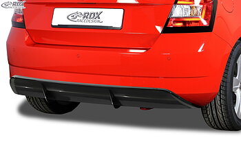 REAR BUMPER EXTENSION SKODA FABIA 3 (NJ) DIFFUSOR