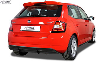 REAR BUMPER EXTENSION SKODA FABIA 3 (NJ) DIFFUSOR