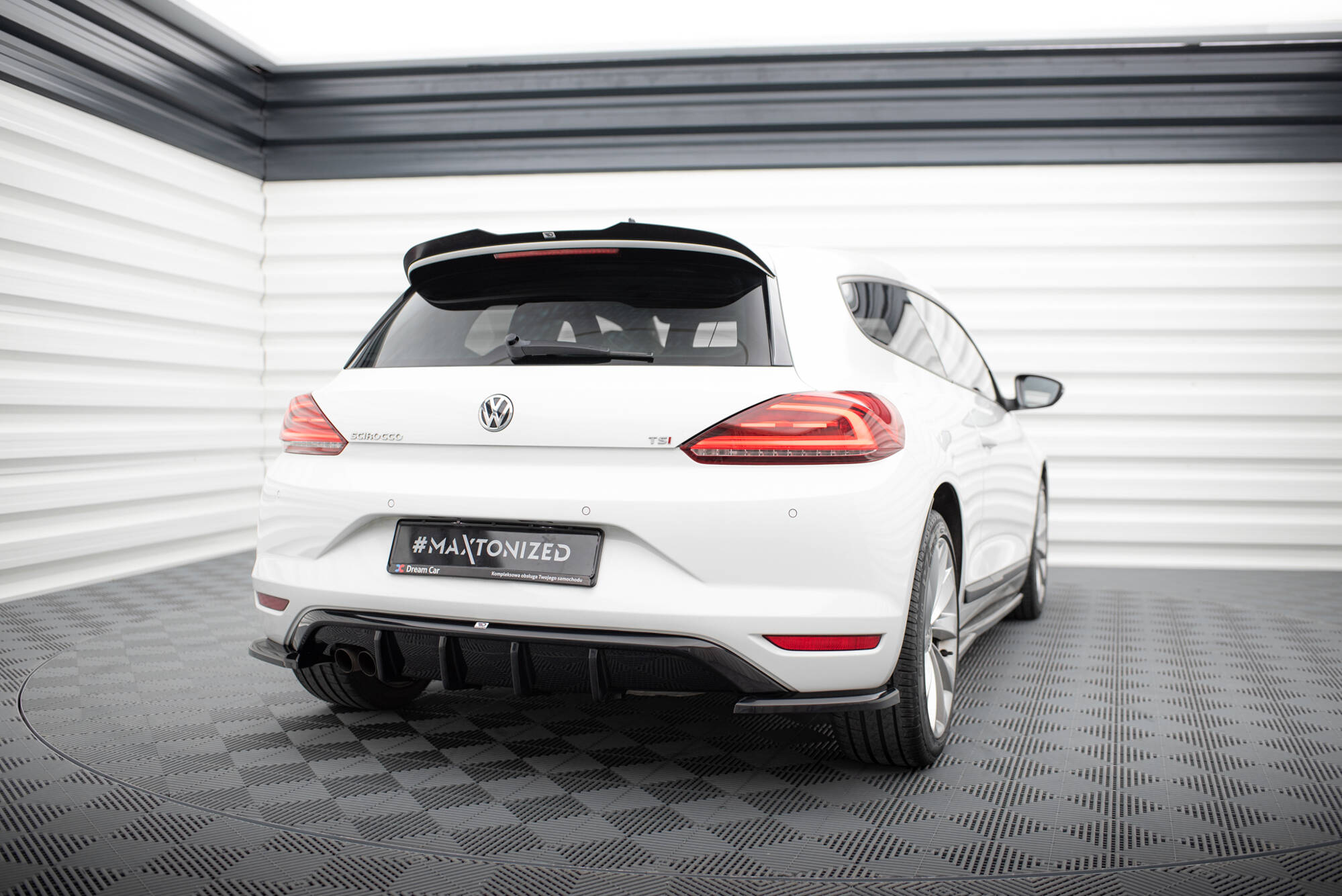 Spoiler CAP Volkswagen Scirocco Mk3 Facelift - 4