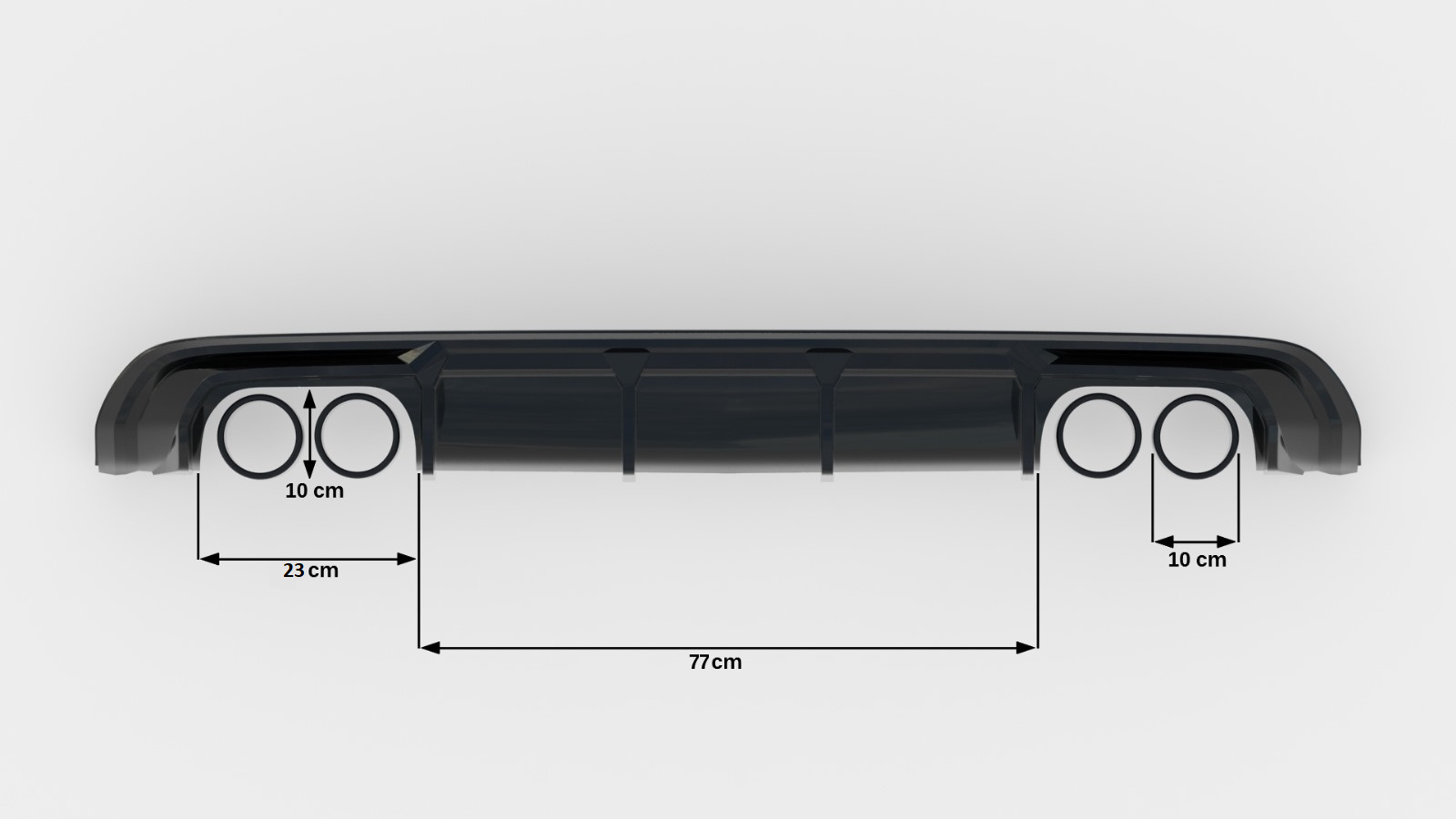 REAR VALANCE SUITABLE FOR AUDI S3 SPORTBACK 8V – MAXTON DESIGN