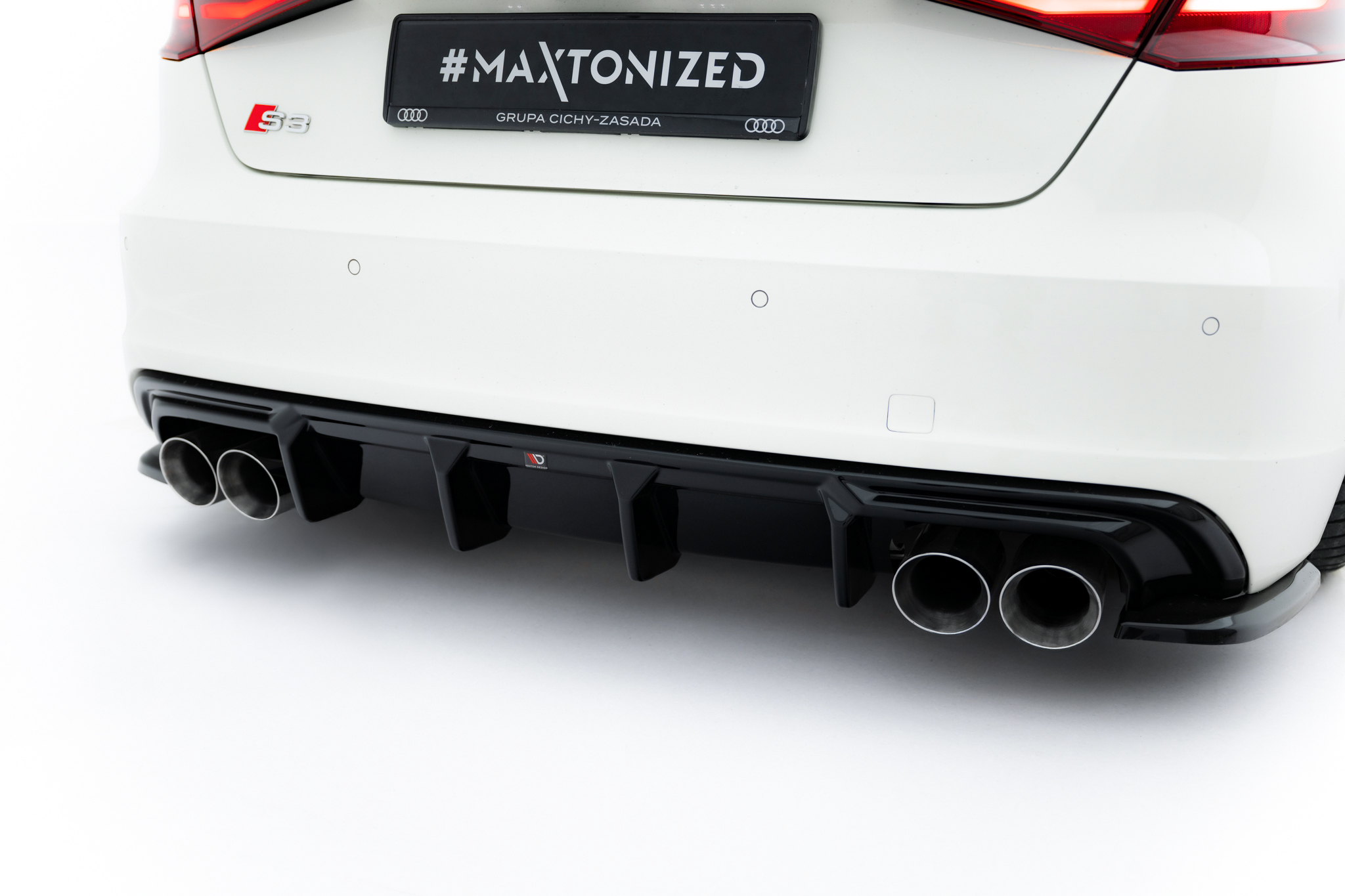 REAR VALANCE SUITABLE FOR AUDI S3 SPORTBACK 8V – MAXTON DESIGN - 4