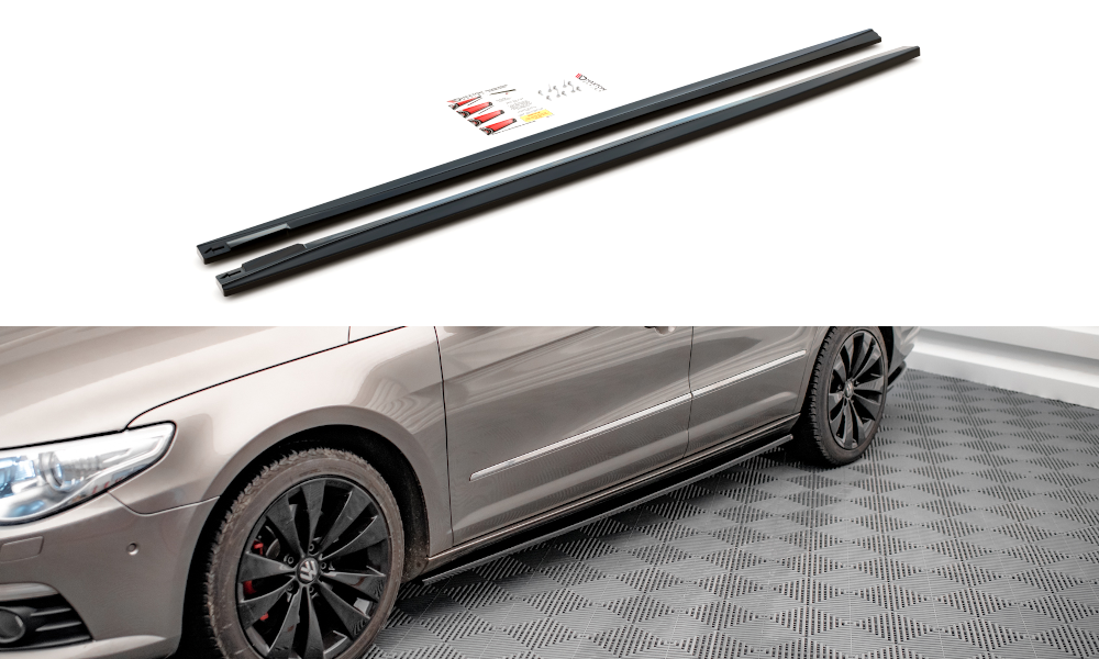 Side Skirts Diffusers V.2 VW Passat CC (2008-2012)