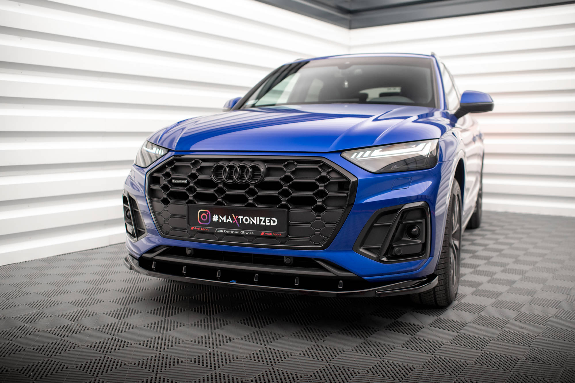 Front Splitter V.2 Audi SQ5 / Q5 S-Line SUV / Sportback Mk2 Facelift - 4