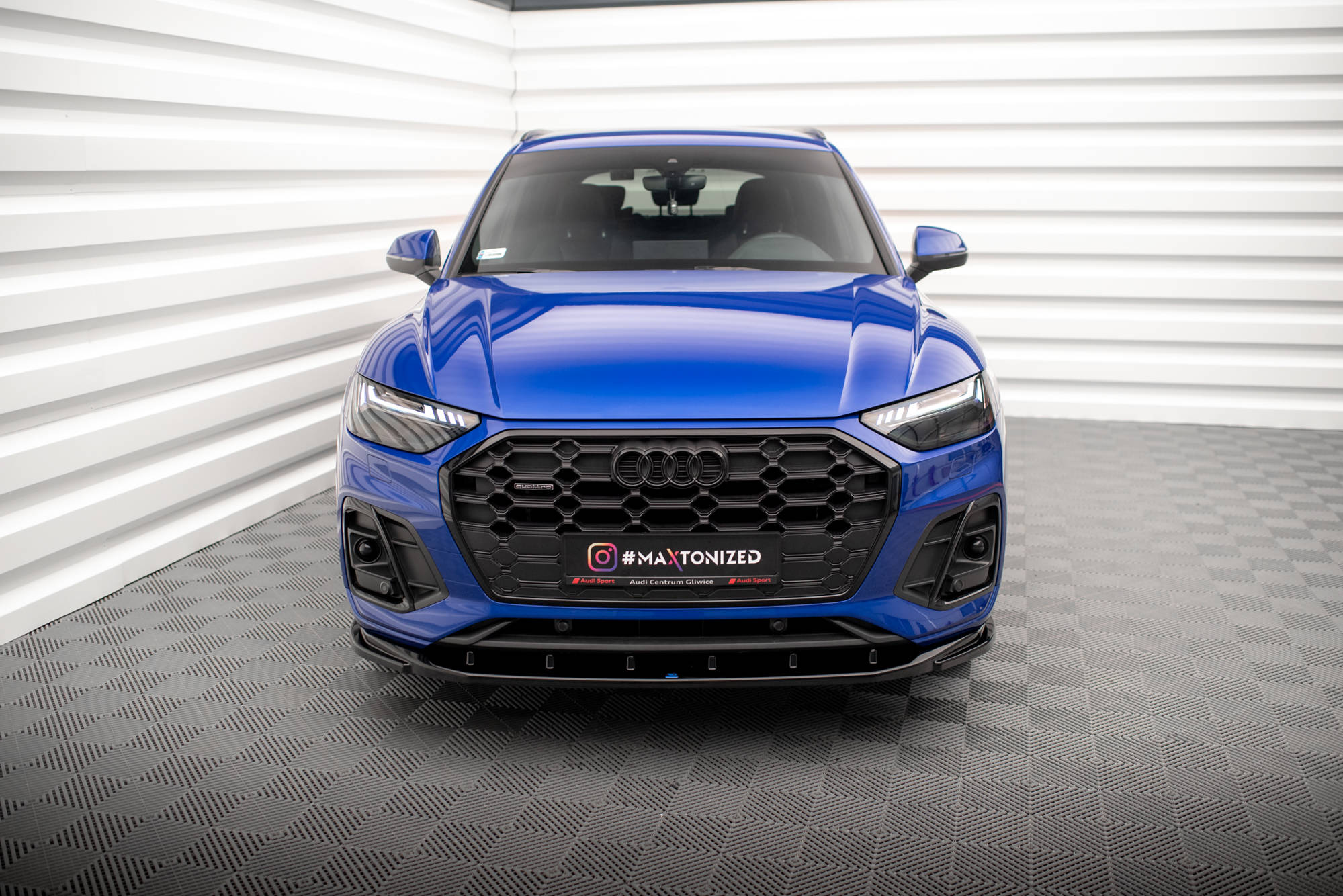 Front Splitter V.2 Audi SQ5 / Q5 S-Line SUV / Sportback Mk2 Facelift - 2