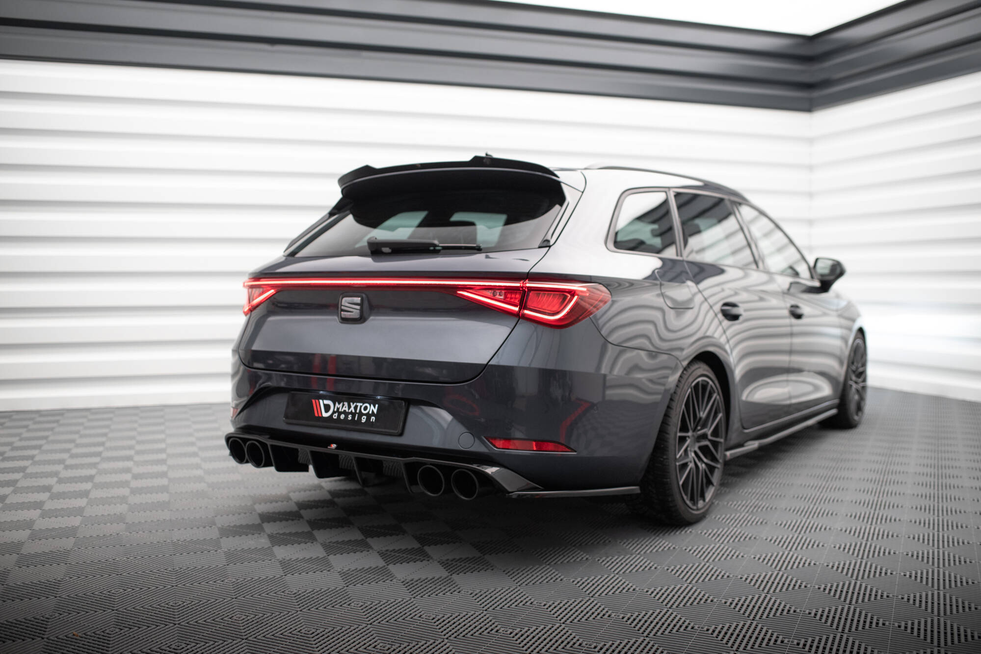 REAR SIDE SPLITTERS V.2 SUITABLE FOR SEAT LEON ST FR MK4 – MAXTON DESIGN - 2