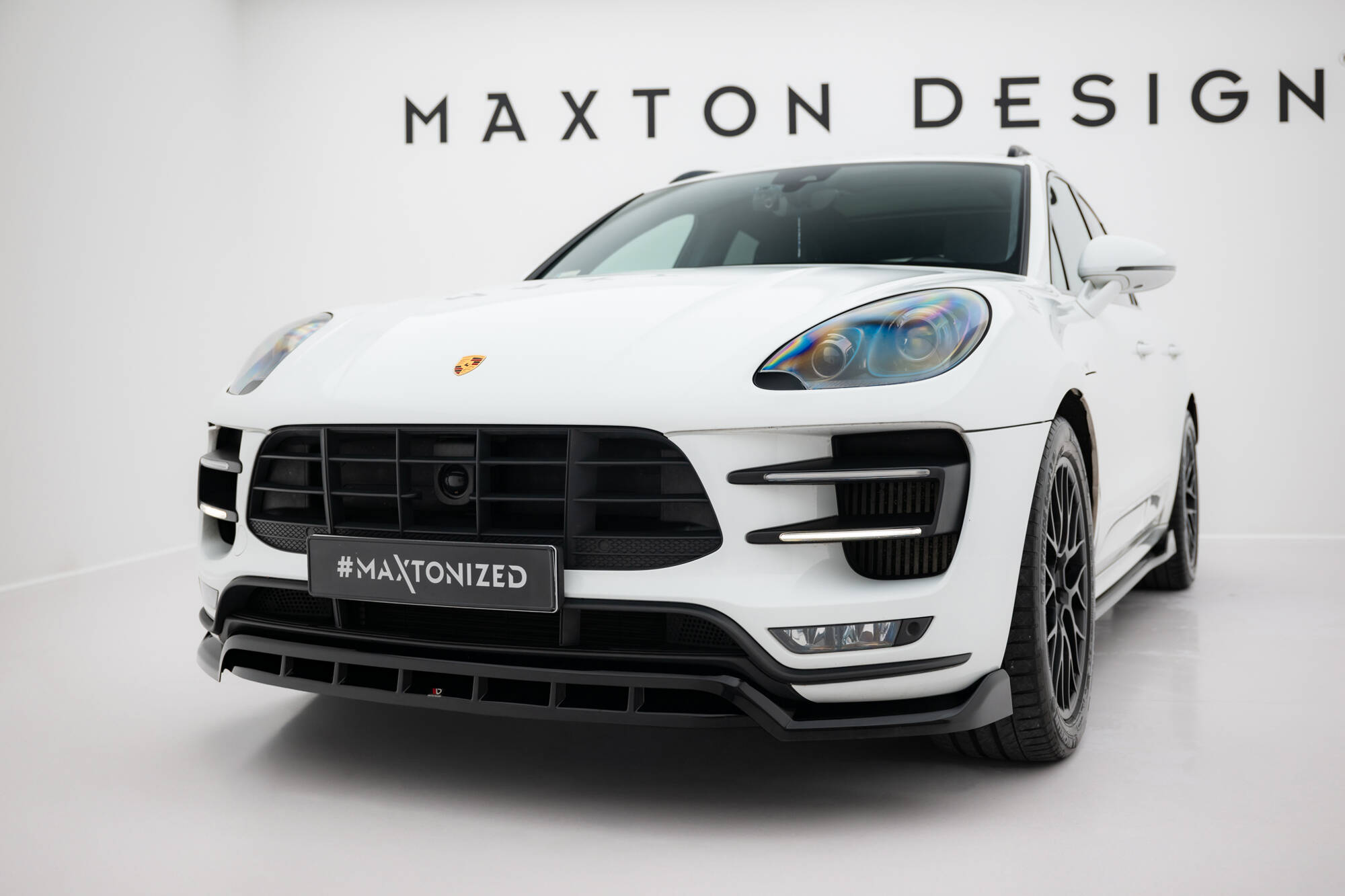 FRONT SPLITTER SUITABLE FOR PORSCHE MACAN TURBO MK1 – MAXTON DESIGN - 3