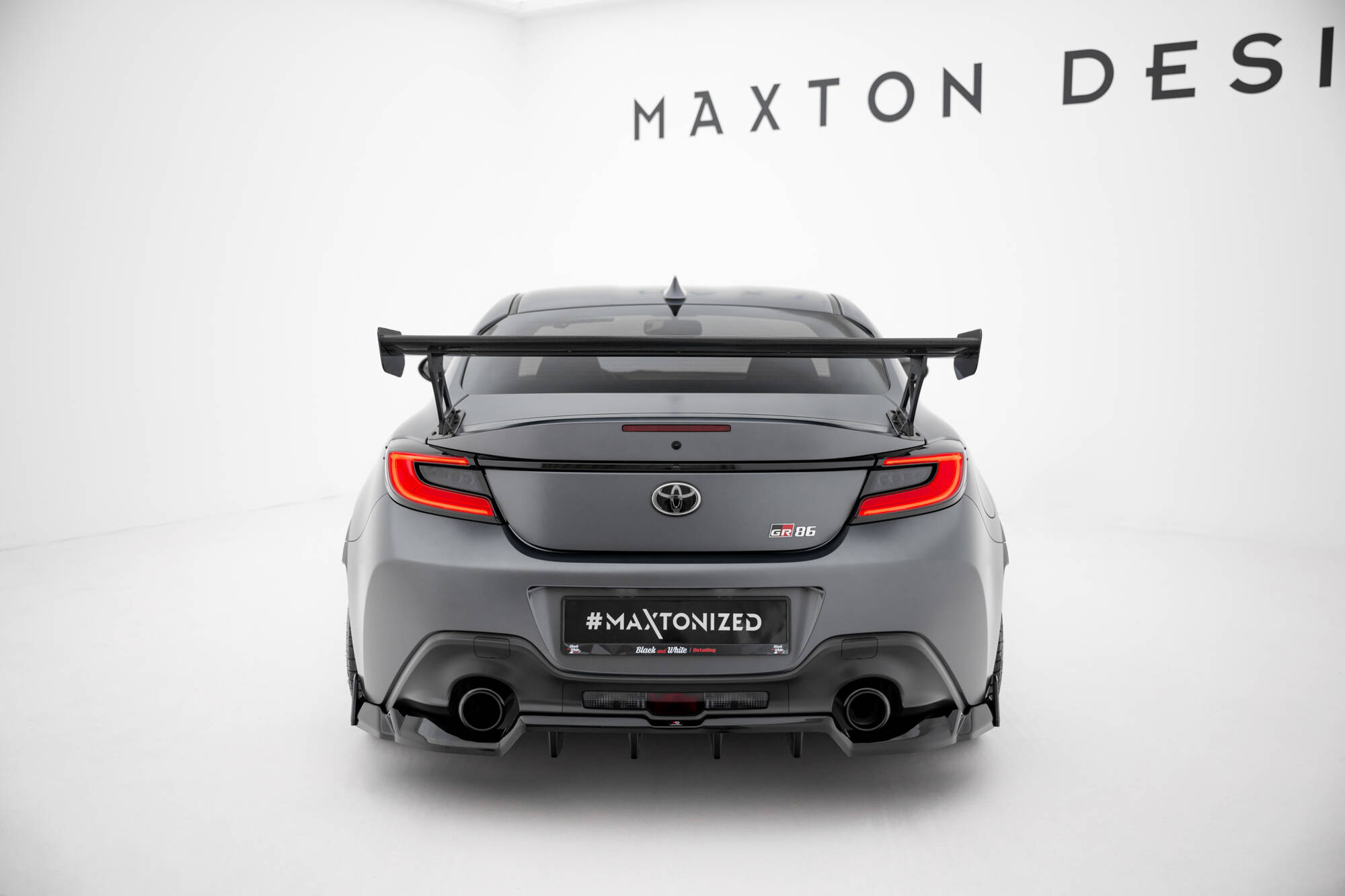 CARBON SPOILER WITH EXTERNAL BRACKETS UPRIGHTS SUITABLE FOR TOYOTA GR86 / SUBARU BRZ MK2 – MAXTON DESIGN - 5
