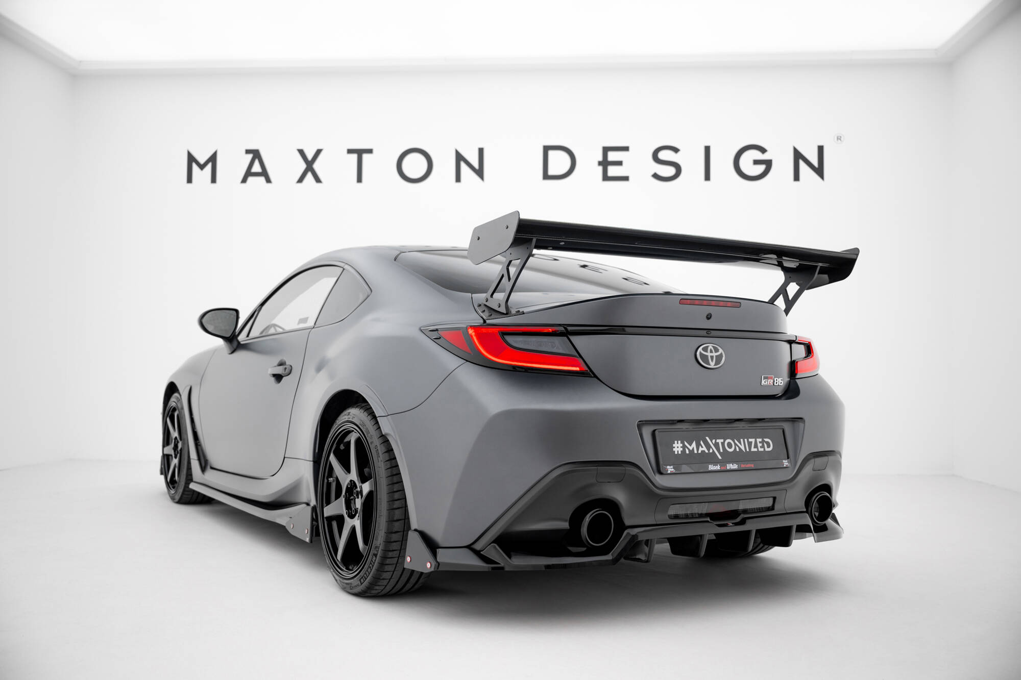 CARBON SPOILER WITH EXTERNAL BRACKETS UPRIGHTS SUITABLE FOR TOYOTA GR86 / SUBARU BRZ MK2 – MAXTON DESIGN - 6