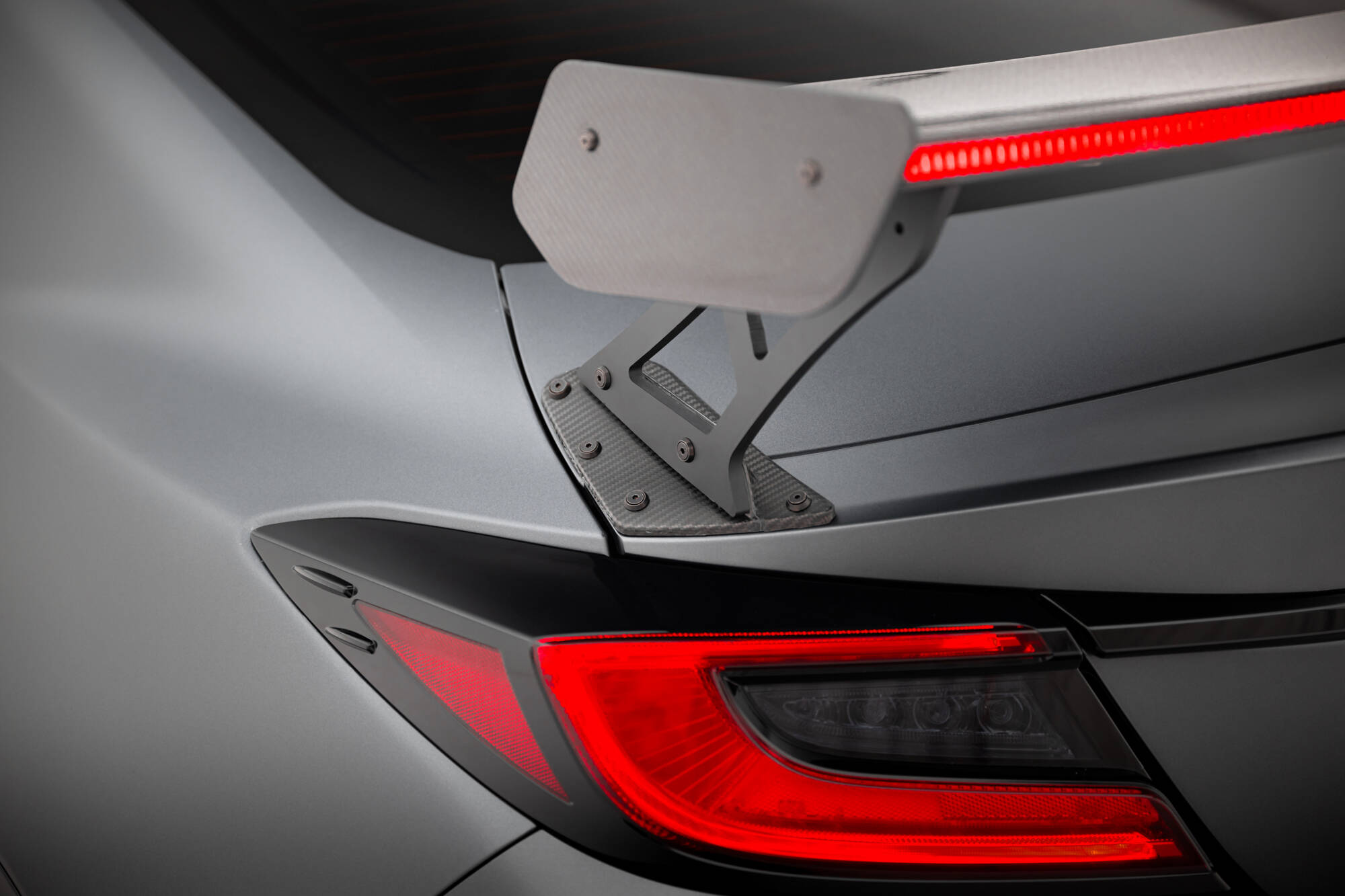 CARBON SPOILER WITH EXTERNAL BRACKETS UPRIGHTS + LED SUITABLE FOR TOYOTA GR86 / SUBARU BRZ MK2 – MAXTON DESIGN - 16
