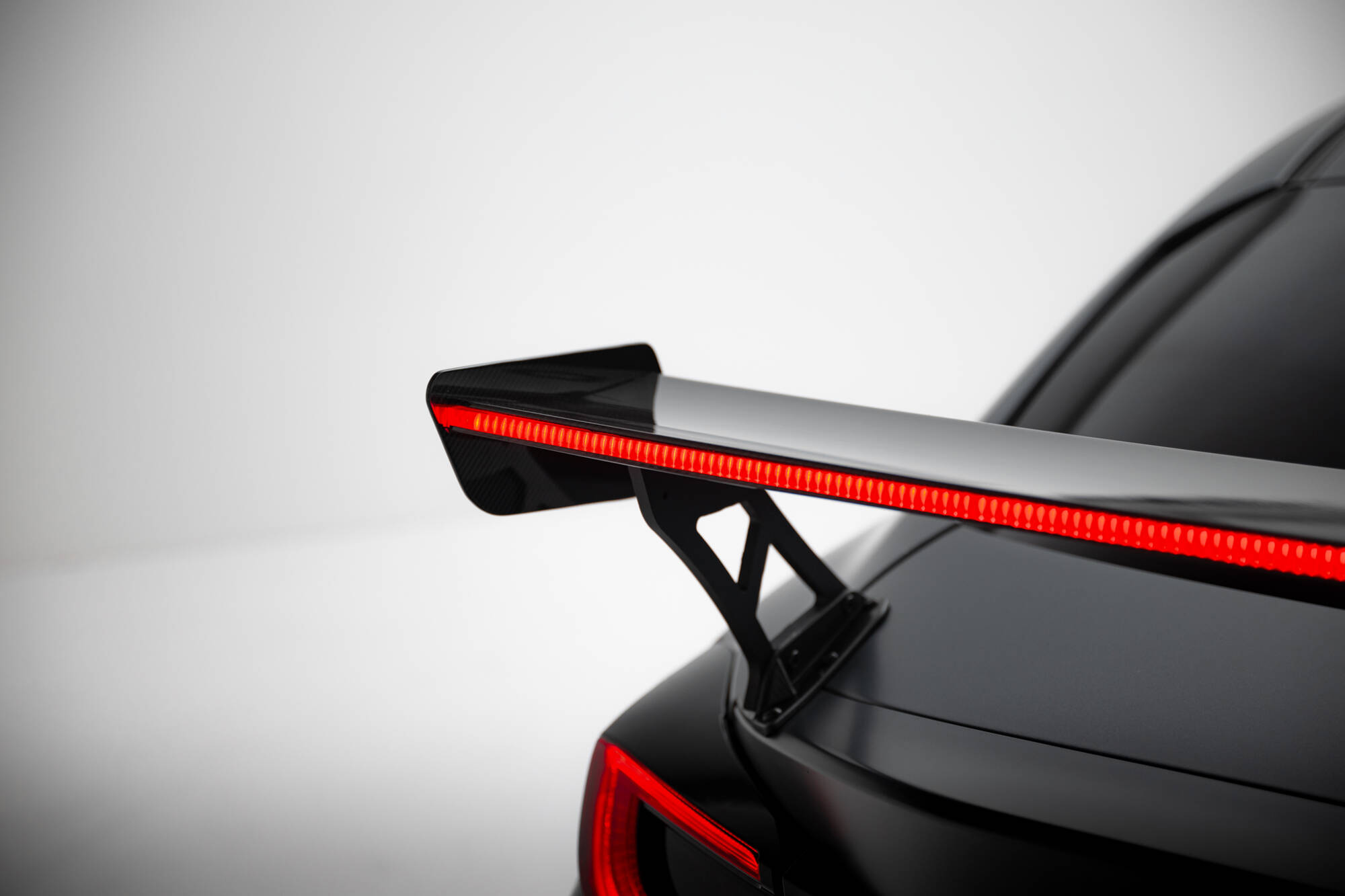 CARBON SPOILER WITH EXTERNAL BRACKETS UPRIGHTS + LED SUITABLE FOR TOYOTA GR86 / SUBARU BRZ MK2 – MAXTON DESIGN