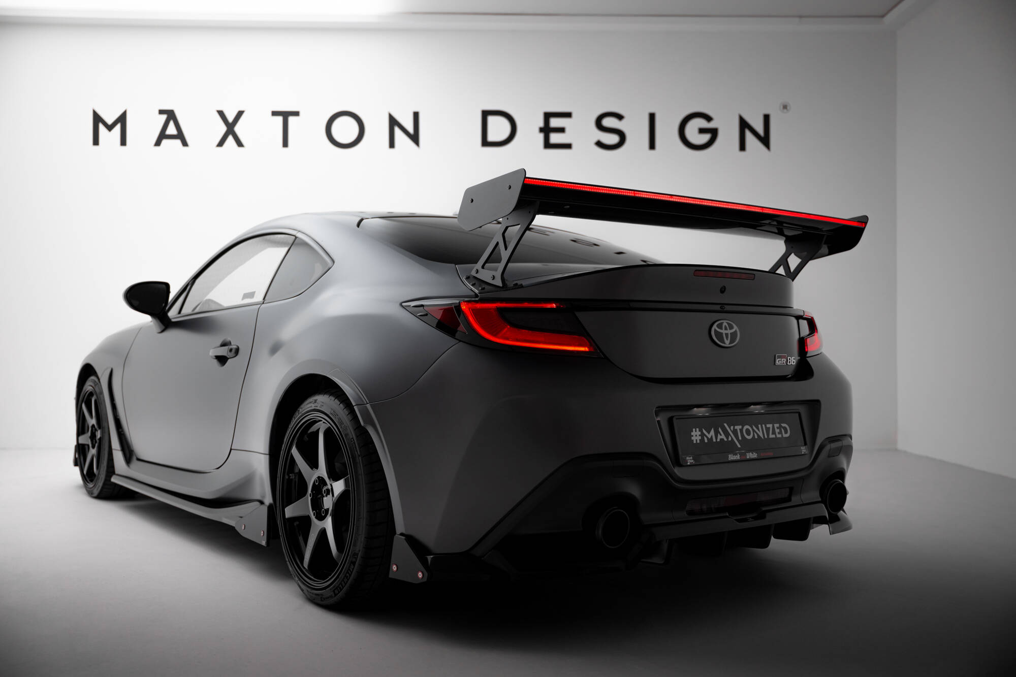 CARBON SPOILER WITH EXTERNAL BRACKETS UPRIGHTS + LED SUITABLE FOR TOYOTA GR86 / SUBARU BRZ MK2 – MAXTON DESIGN - 14