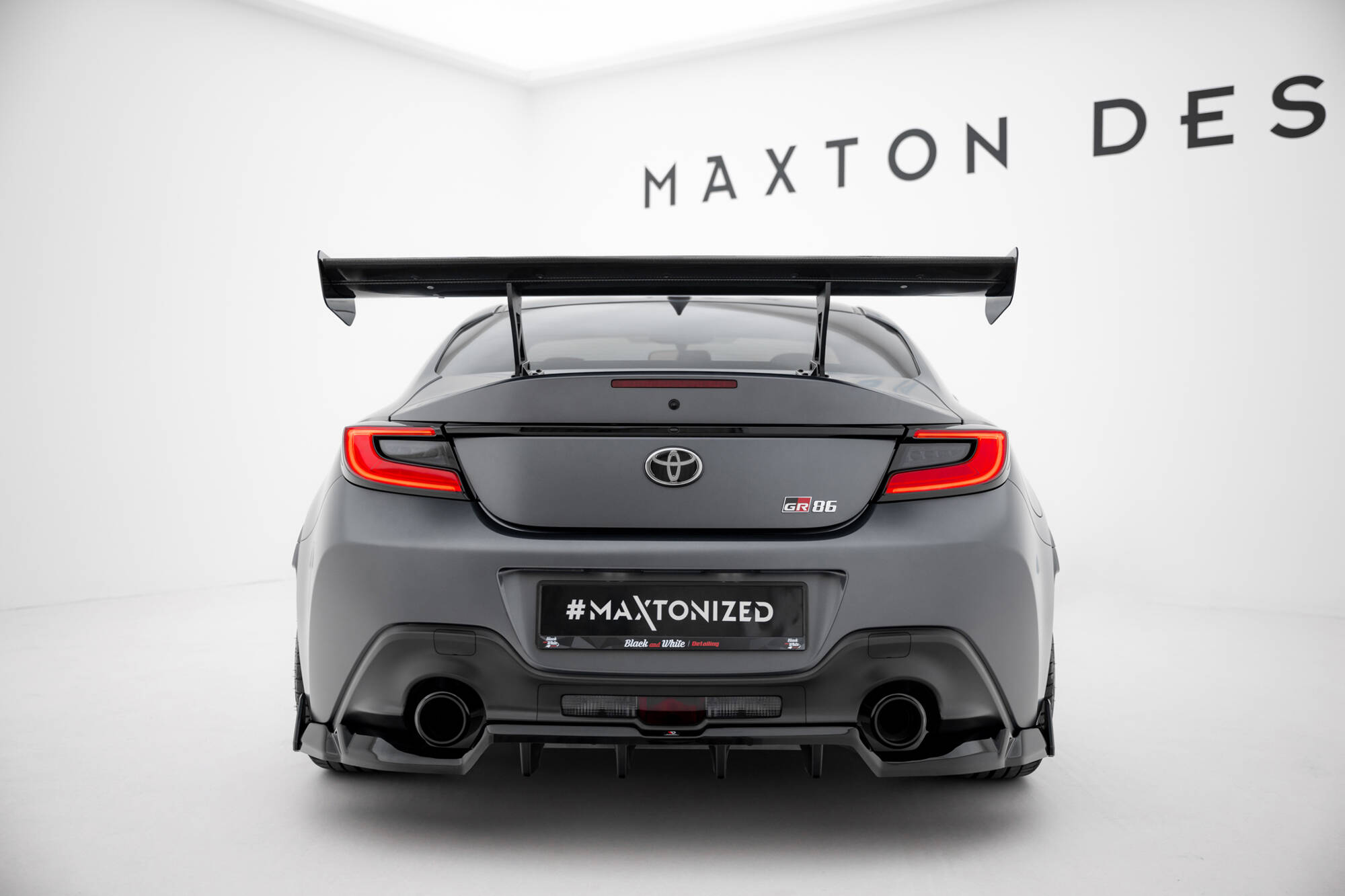 CARBON SPOILER WITH INTERNAL BRACKETS UPRIGHTS SUITABLE FOR TOYOTA GR86 / SUBARU BRZ MK2 – MAXTON DESIGN - 10