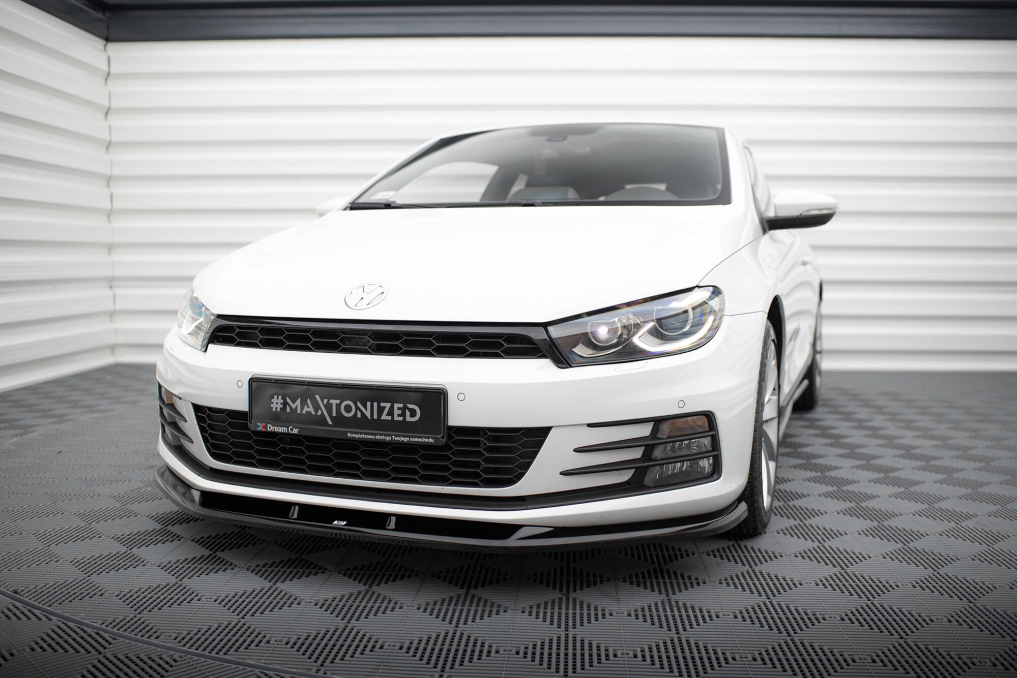 Front Splitter V.1 Volkswagen Scirocco Mk3 Facelift - 4