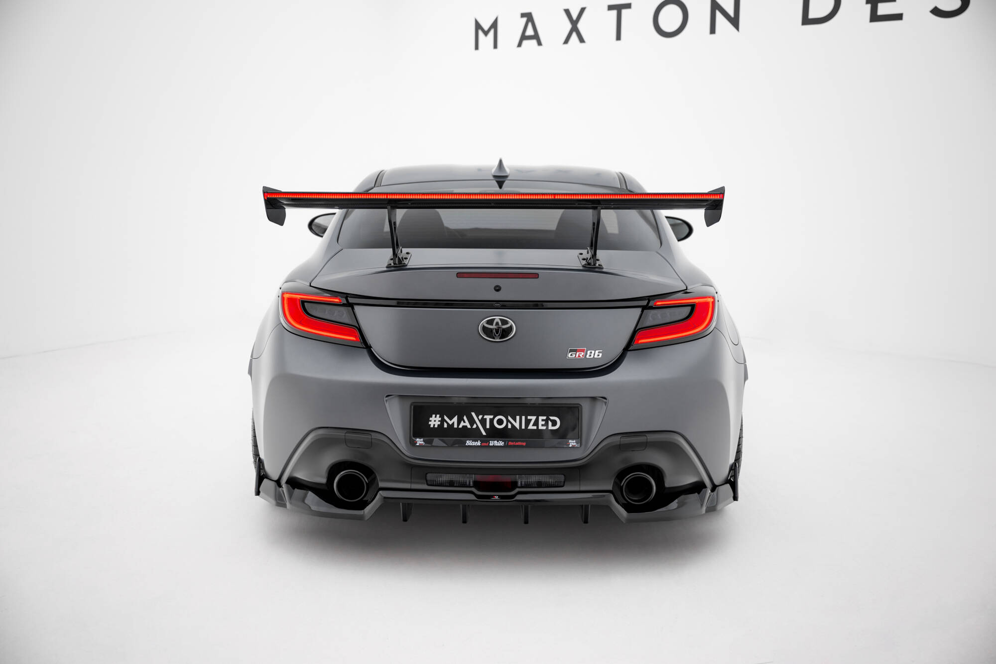 CARBON SPOILER WITH INTERNAL BRACKETS UPRIGHTS + LED SUITABLE FOR TOYOTA GR86 / SUBARU BRZ MK2 – MAXTON DESIGN - 15