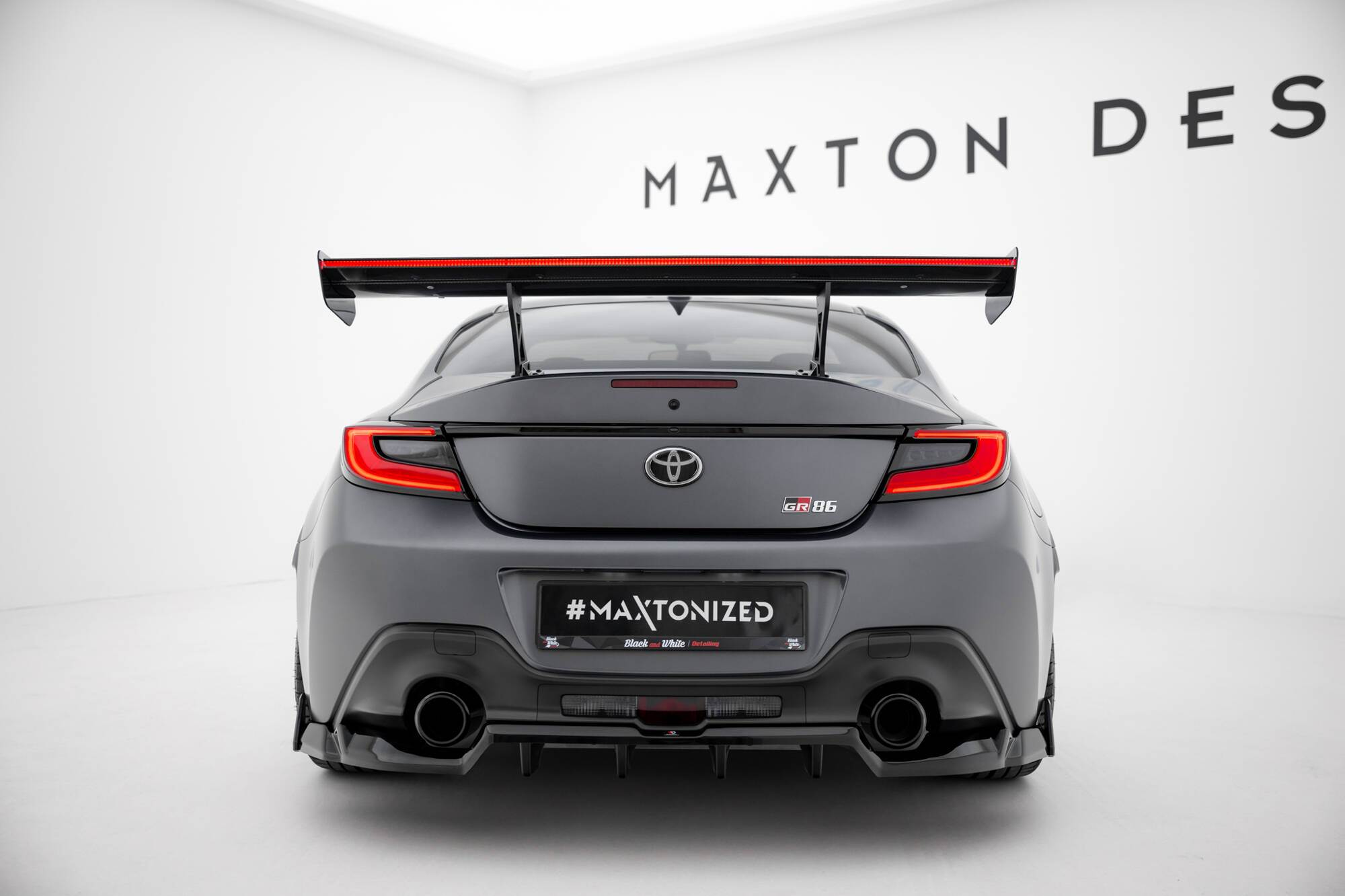 CARBON SPOILER WITH INTERNAL BRACKETS UPRIGHTS + LED SUITABLE FOR TOYOTA GR86 / SUBARU BRZ MK2 – MAXTON DESIGN - 11