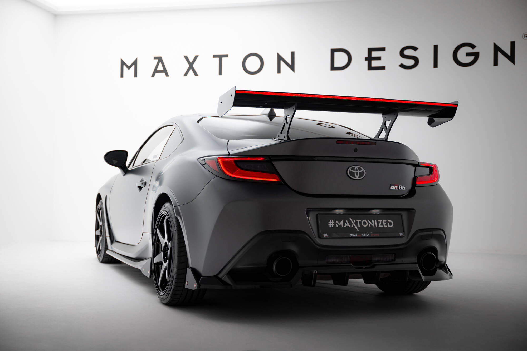 CARBON SPOILER WITH INTERNAL BRACKETS UPRIGHTS + LED SUITABLE FOR TOYOTA GR86 / SUBARU BRZ MK2 – MAXTON DESIGN - 12