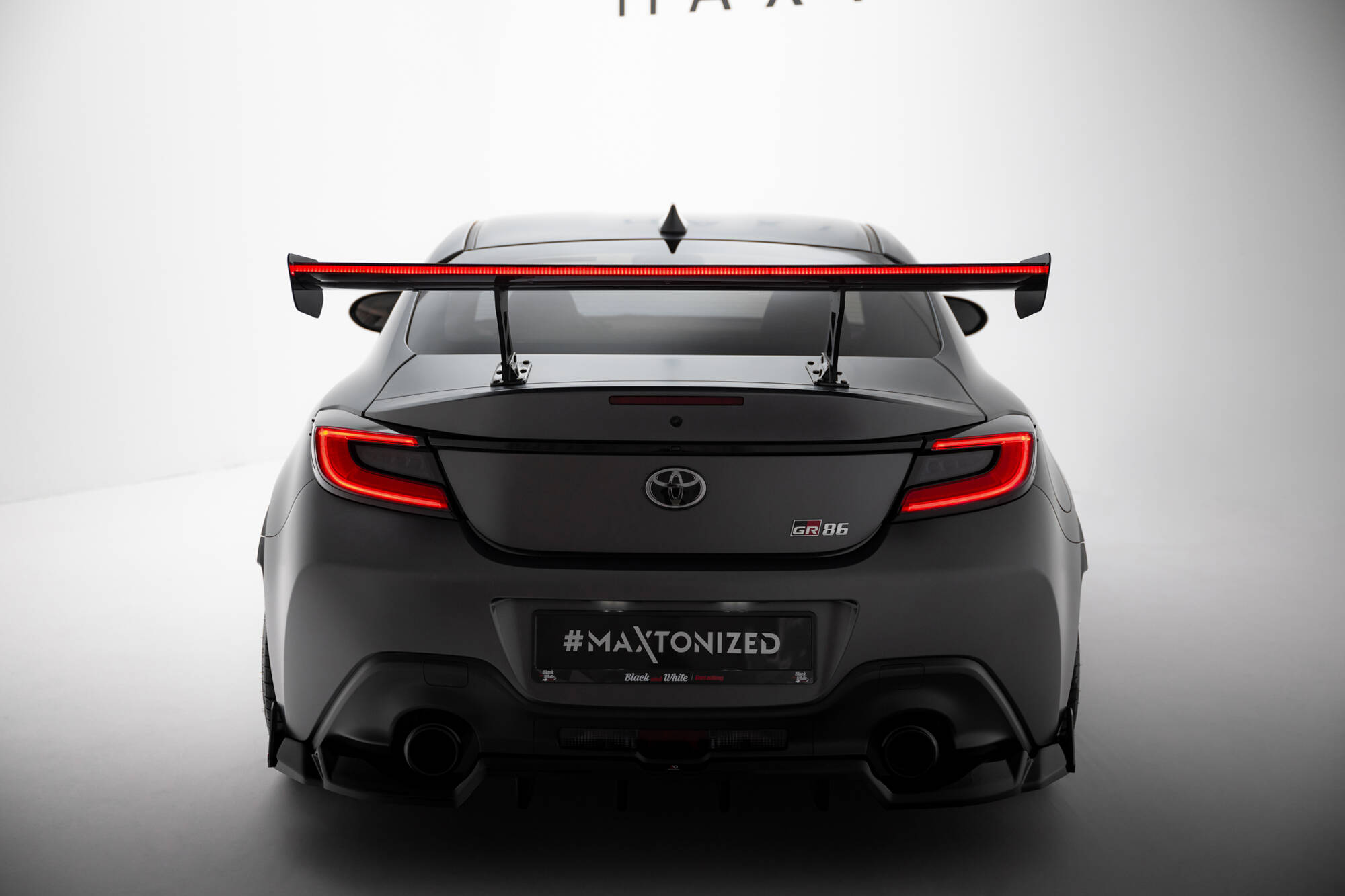 CARBON SPOILER WITH INTERNAL BRACKETS UPRIGHTS + LED SUITABLE FOR TOYOTA GR86 / SUBARU BRZ MK2 – MAXTON DESIGN - 9