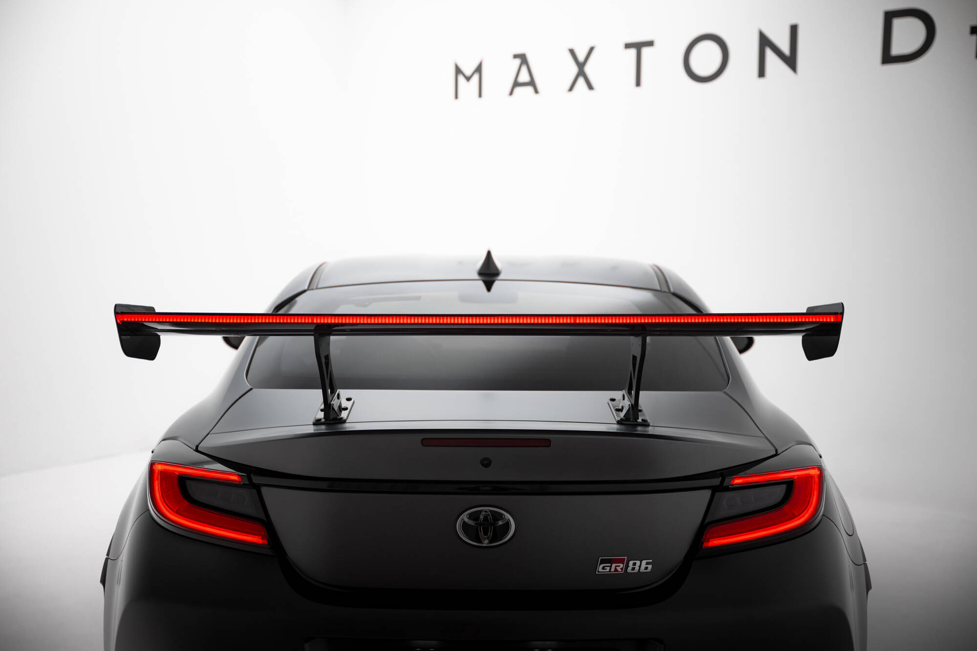 CARBON SPOILER WITH INTERNAL BRACKETS UPRIGHTS + LED SUITABLE FOR TOYOTA GR86 / SUBARU BRZ MK2 – MAXTON DESIGN - 2
