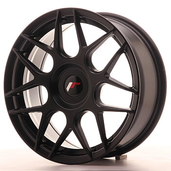 JAPAN RACING JR18 17X7 ET20-40 BLANK MATT BLACK