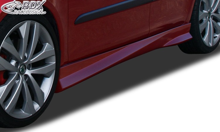 SIDESKIRTS SKODA FABIA 2 / 5J (-2010 & FACELIFT 2010+) "TURBO" - 2