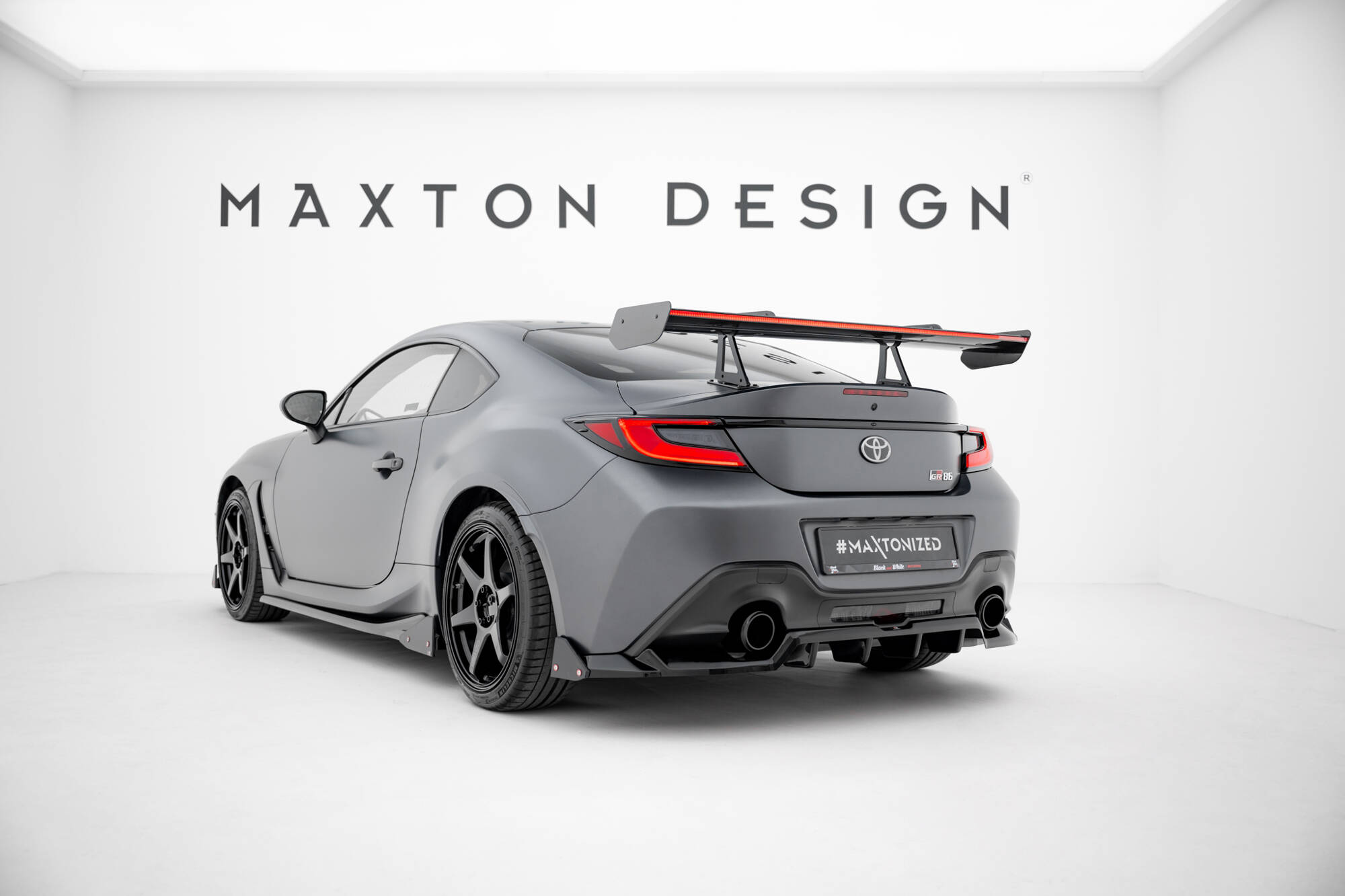 CARBON SPOILER WITH UPPER SWAN MOUNTING + LED SUITABLE FOR TOYOTA GR86 / SUBARU BRZ MK2 – MAXTON DESIGN - 14