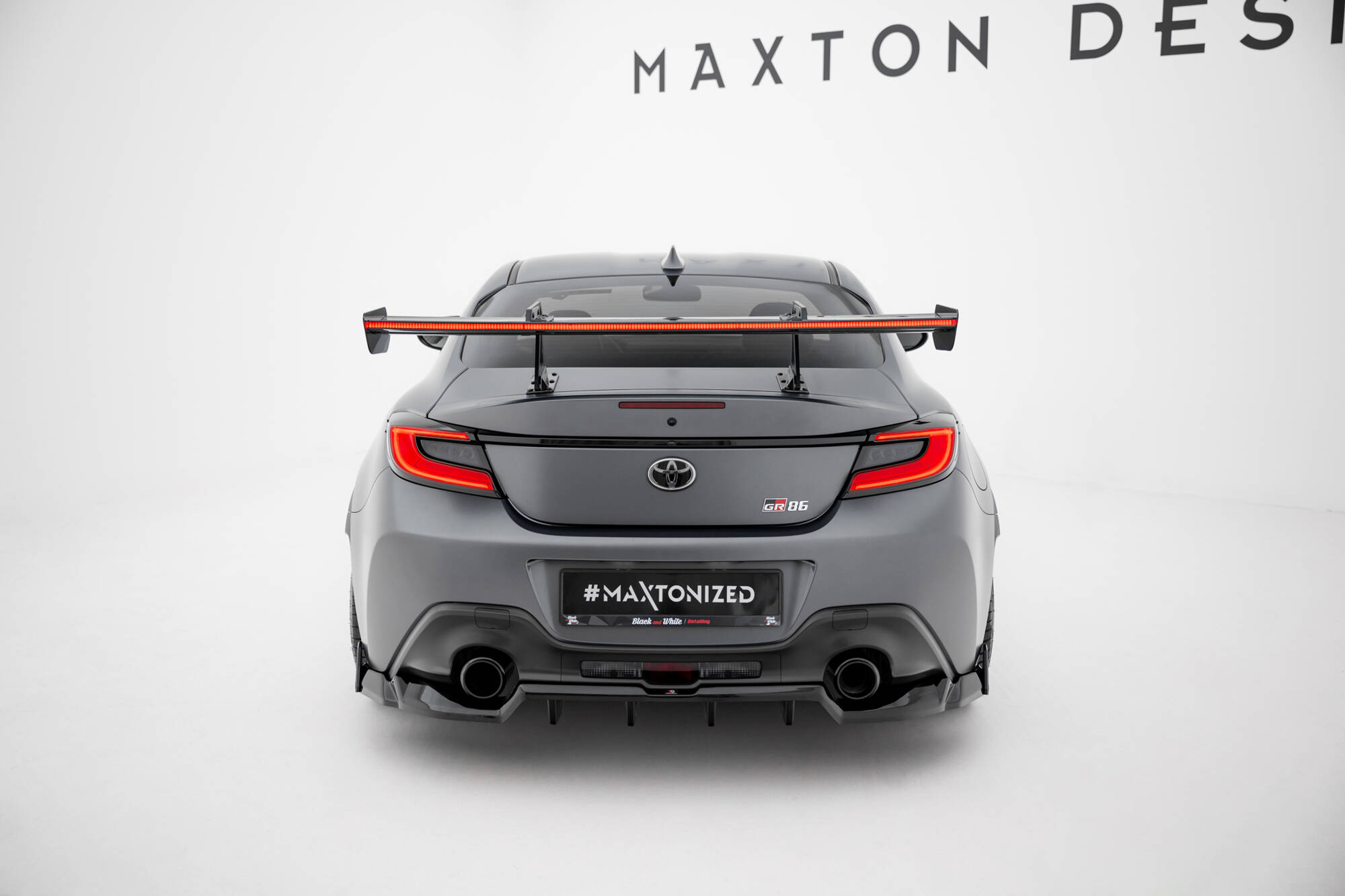 CARBON SPOILER WITH UPPER SWAN MOUNTING + LED SUITABLE FOR TOYOTA GR86 / SUBARU BRZ MK2 – MAXTON DESIGN - 8