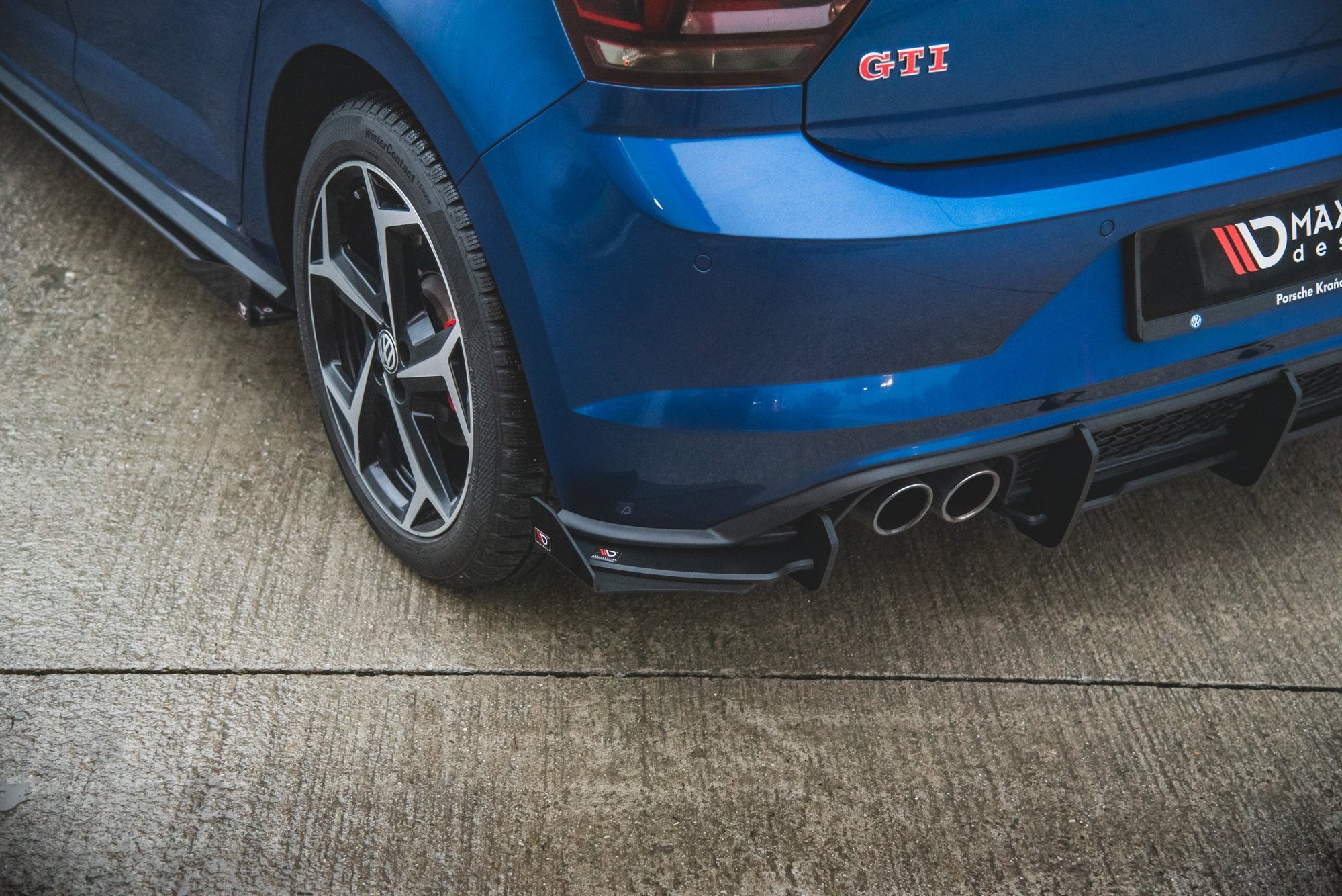Rear Side Flaps VW Polo GTI Mk6 - 5