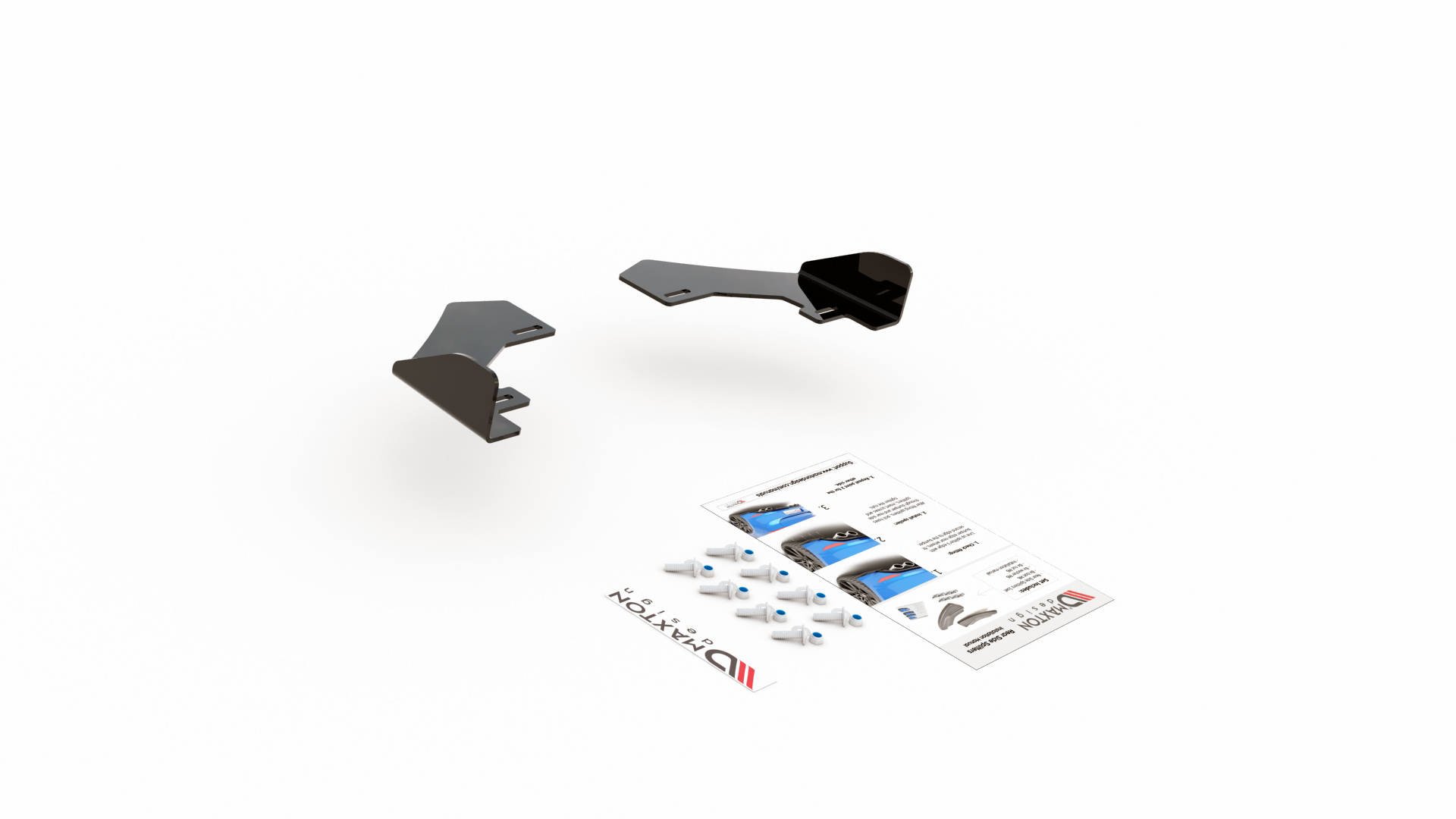 Rear Side Flaps VW Polo GTI Mk6 - 7