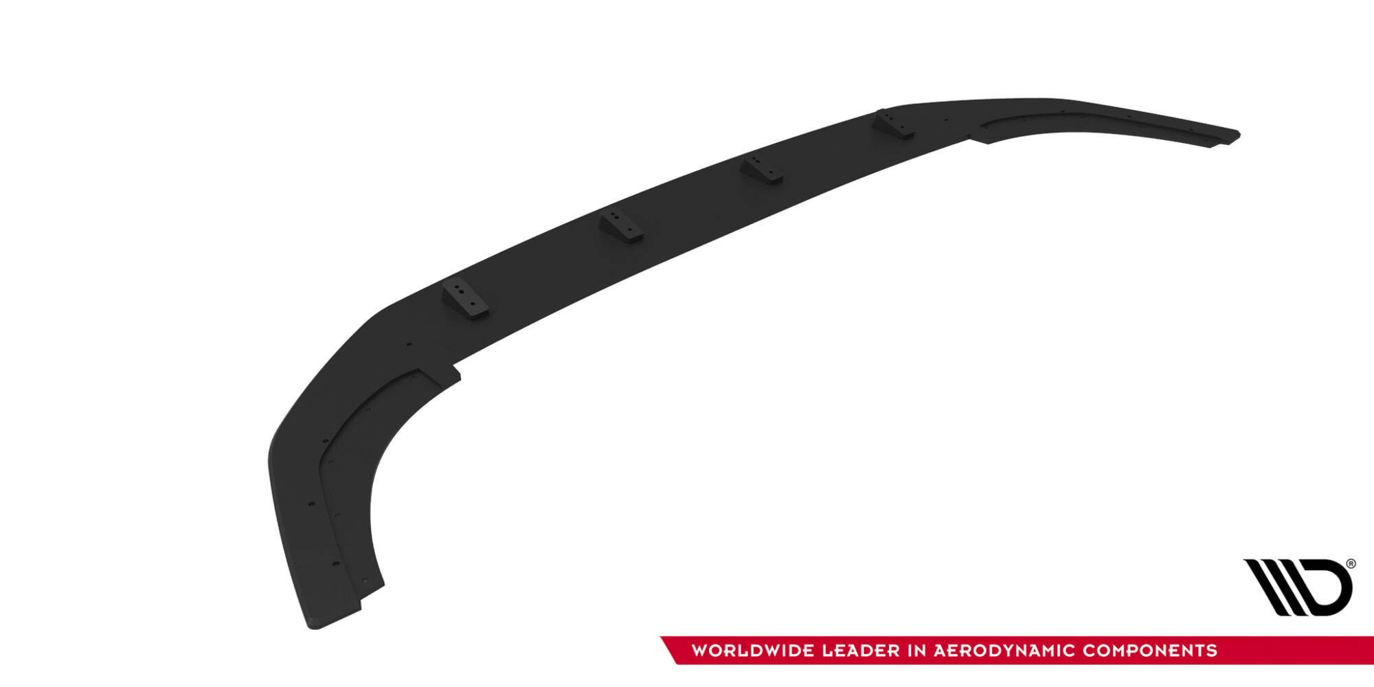 STREET PRO FRONT SPLITTER SUITABLE FOR VOLKSWAGEN GOLF GTI / GTE / R-LINE MK8 FACELIFT – MAXTON DESIGN