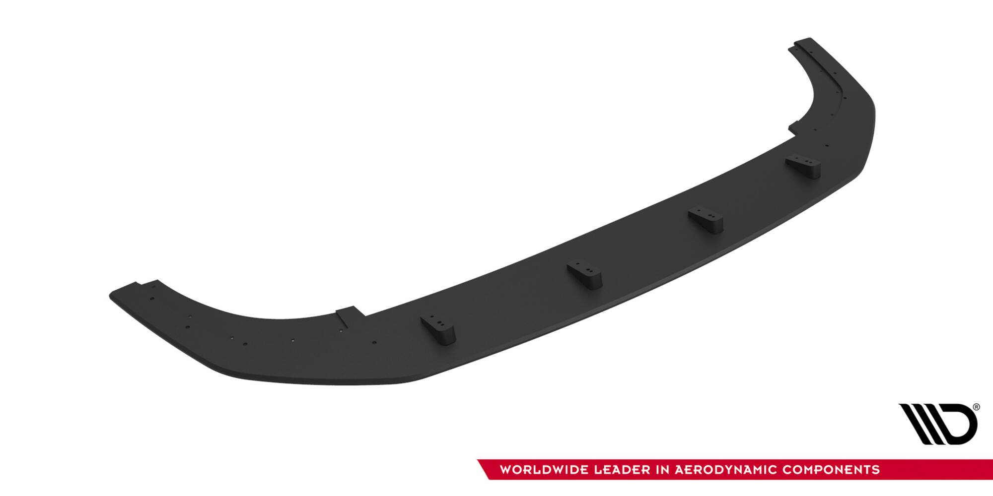 STREET PRO FRONT SPLITTER SUITABLE FOR VOLKSWAGEN GOLF GTI / GTE / R-LINE MK8 FACELIFT – MAXTON DESIGN - 4