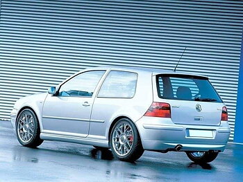 Rear Bumper Extension VW Golf 4 25'TH Anniversary Look (With Exhaust Hole)