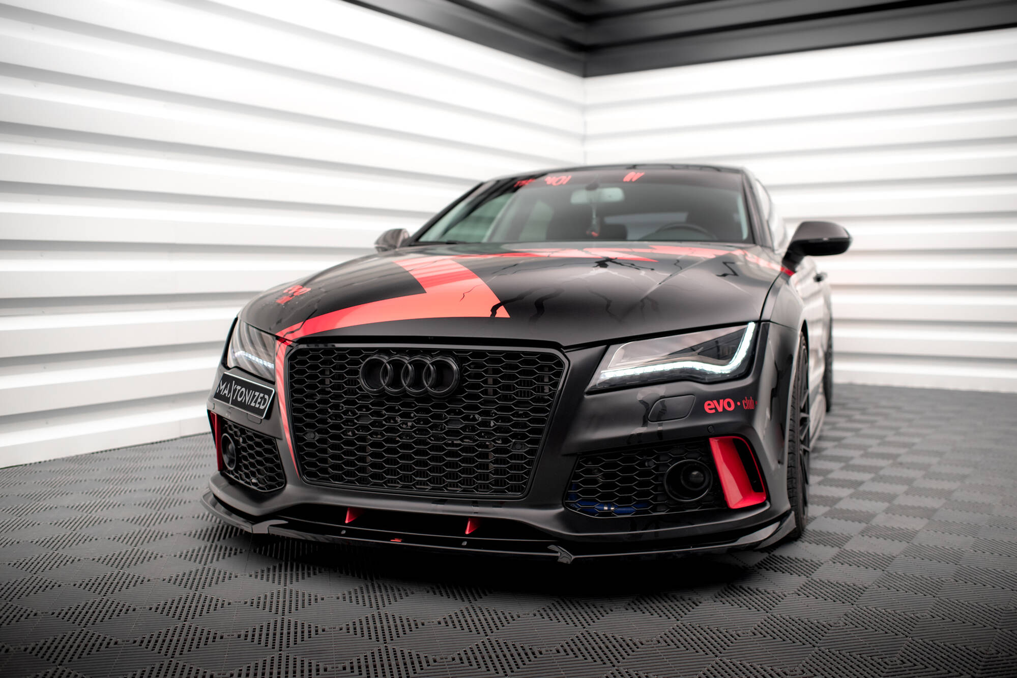 Front Splitter Audi A7 RS7 Look C7 - 4