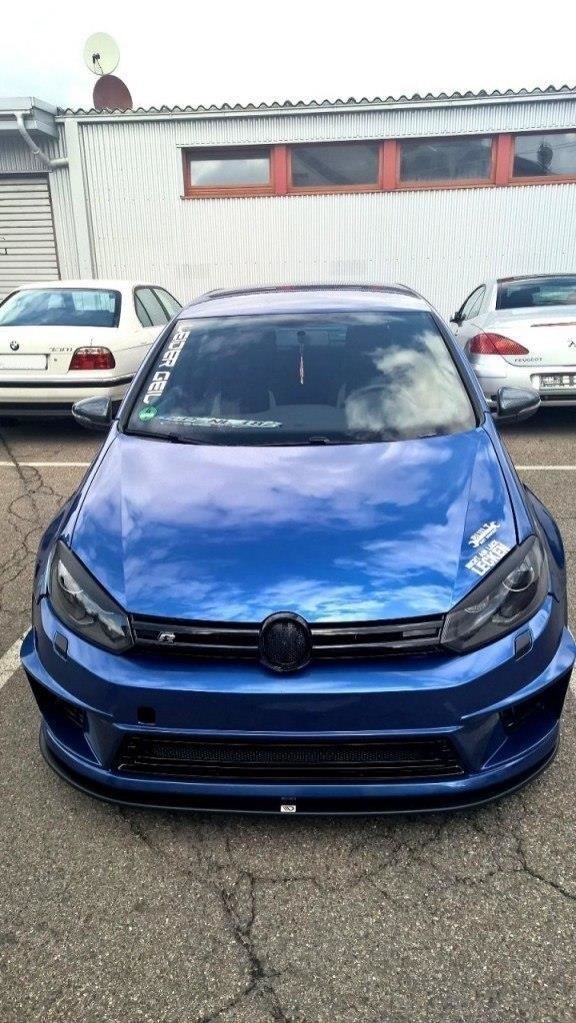 Front Splitter VW Golf MK6 (With R400 Bumper) (2008-2012) - 2
