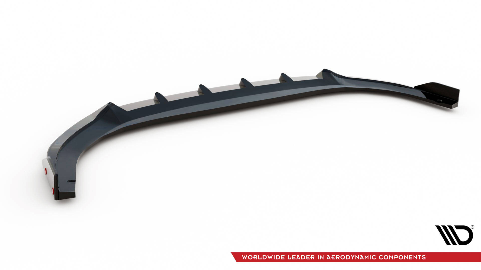 FRONT SPLITTER V.2 + FLAPS SUITABLE FOR VOLKSWAGEN GOLF GTI / GTE / R-LINE MK8 FACELIFT – MAXTON DESIGN - 5