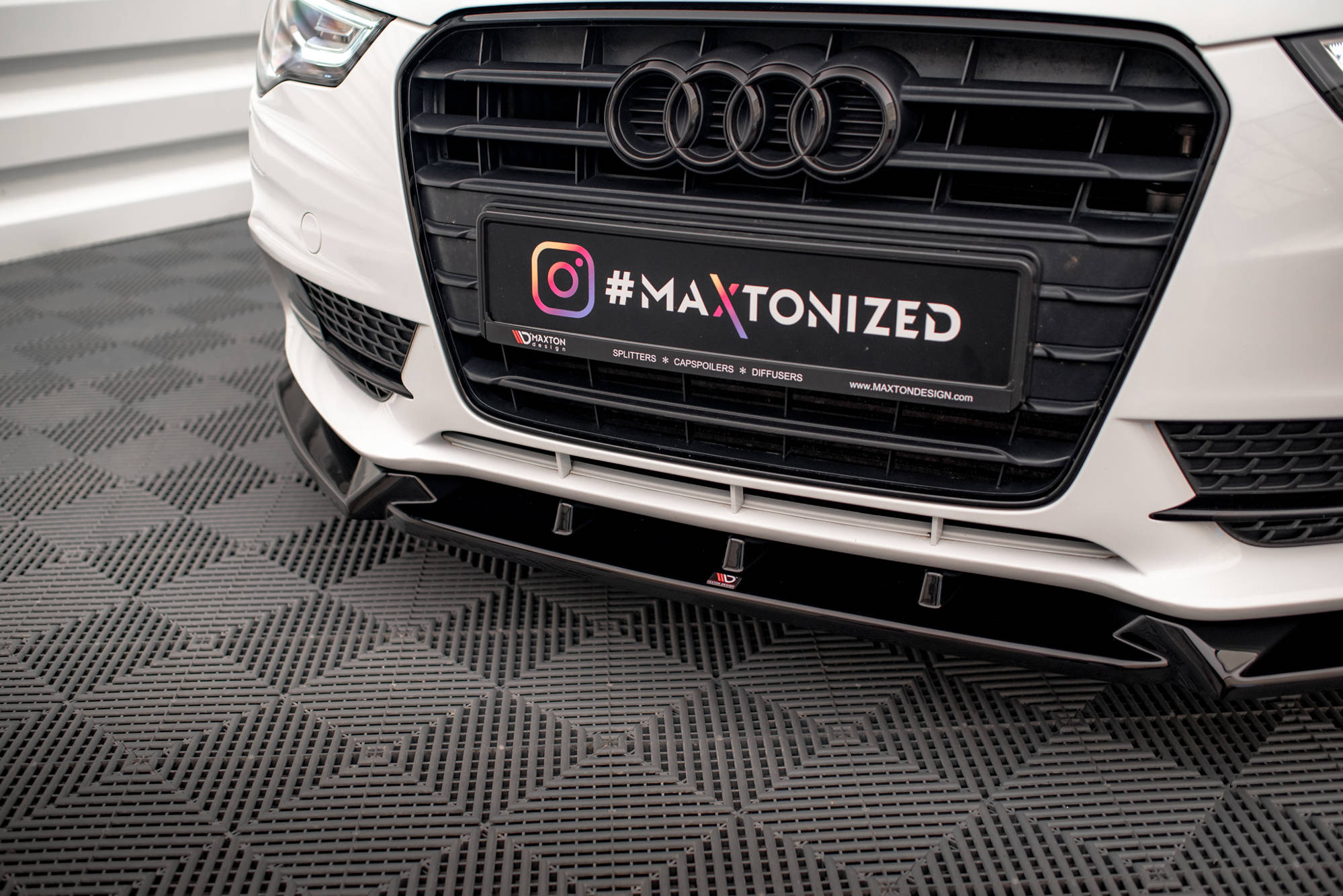 Front Splitter V.1 Audi A5 Coupe / Sportback 8T Facelift - 3