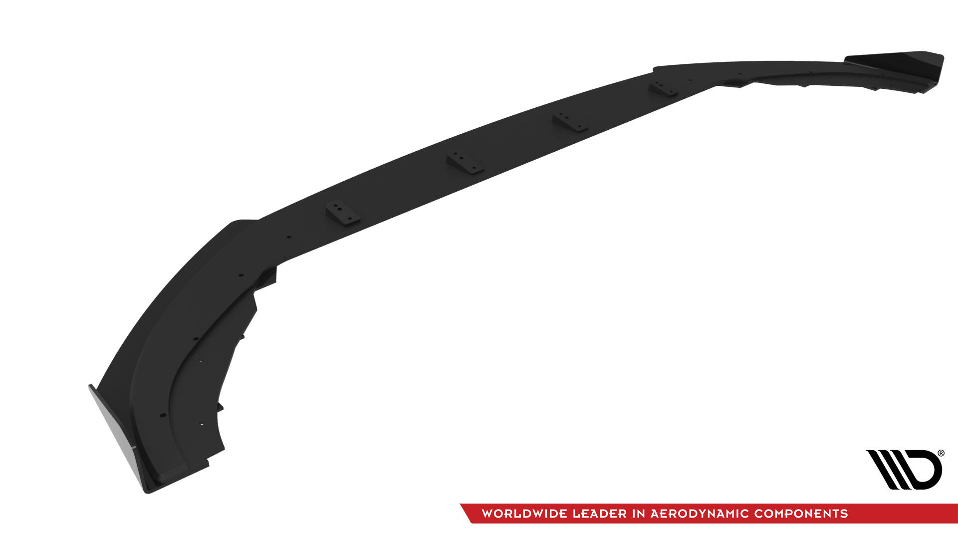 STREET PRO FRONT SPLITTER + FLAPS SUITABLE FOR VOLKSWAGEN POLO GTI MK6 FACELIFT – MAXTON DESIGN